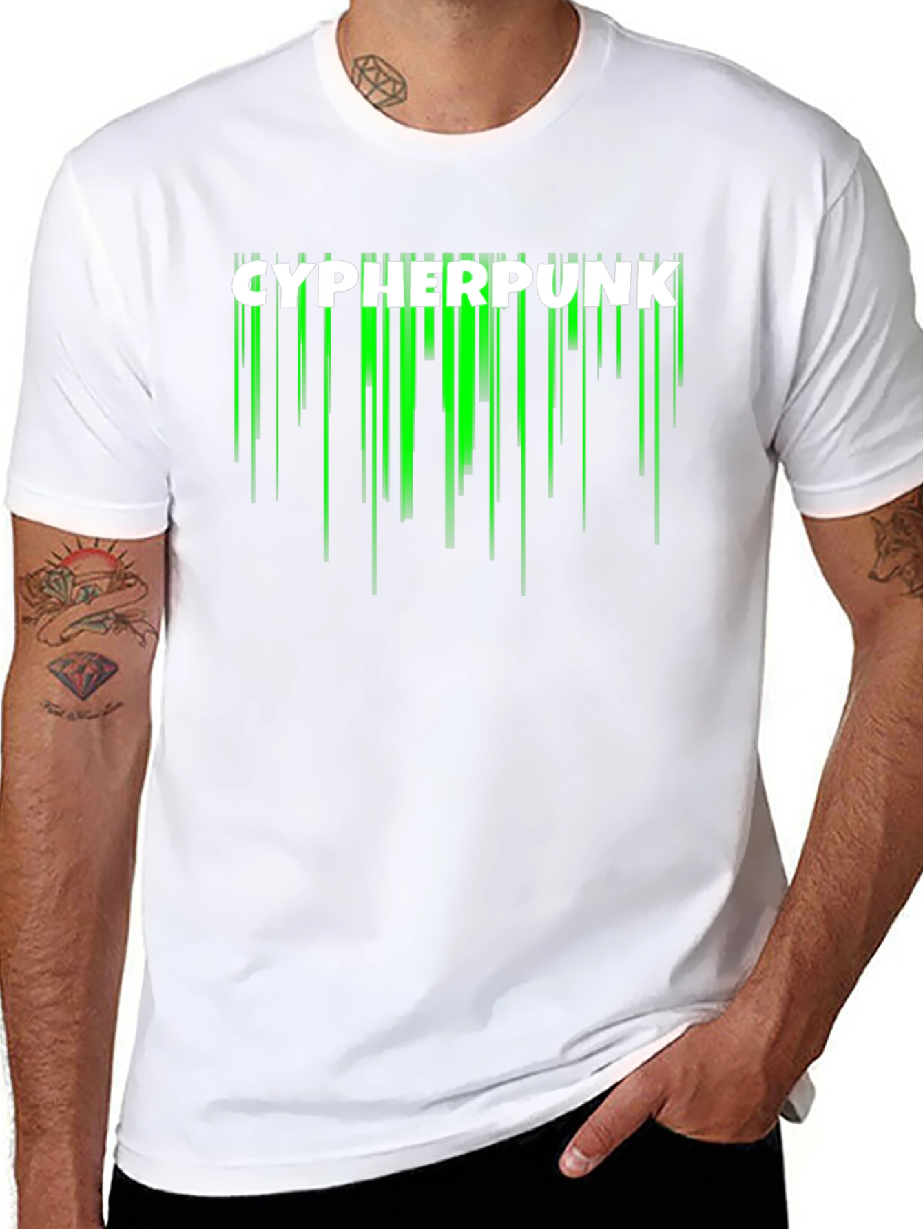 Cyberpunk Graphic Tee - Black