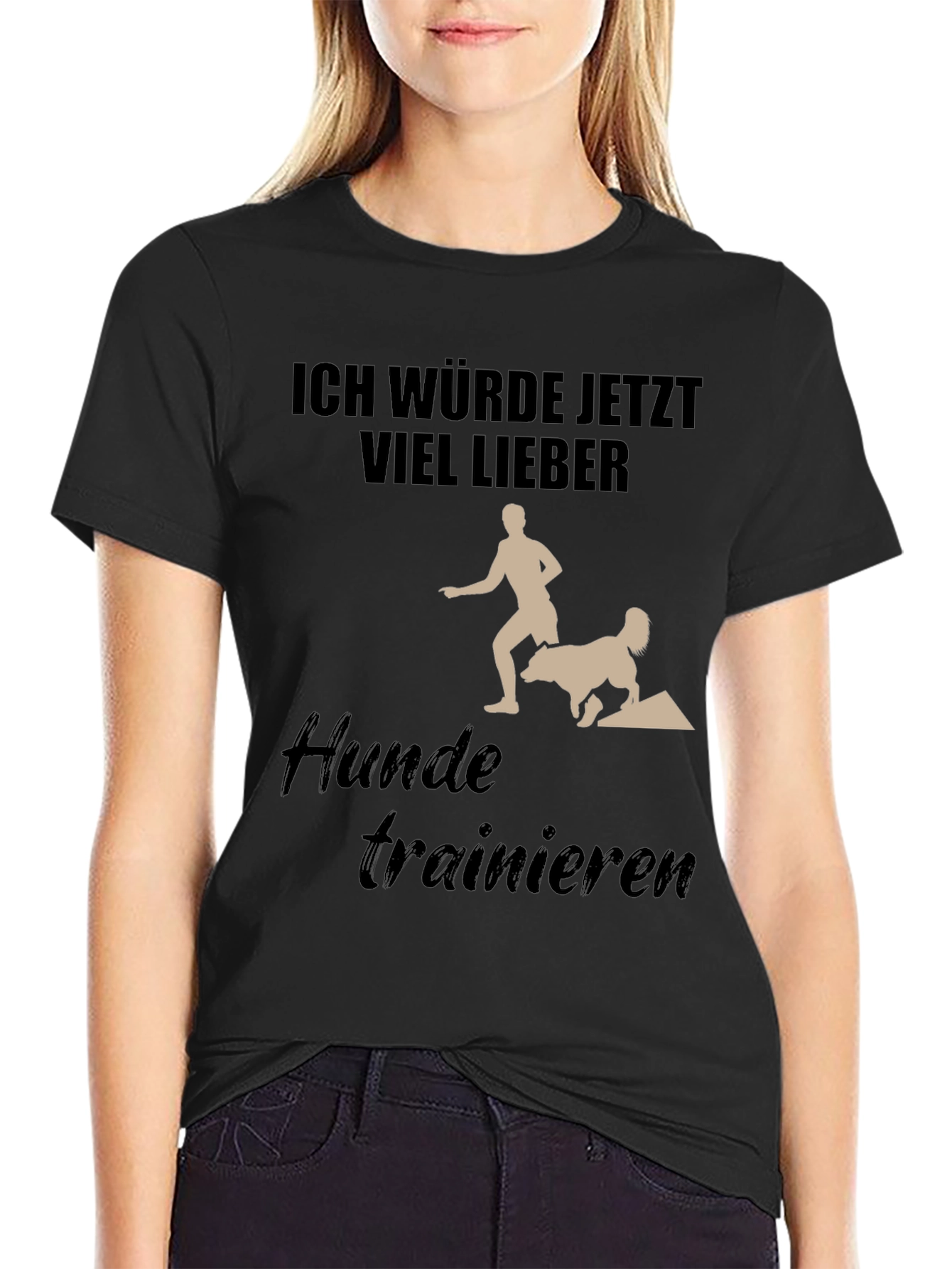 Dog Training T-Shirt - Ich Würde Jetzt Viel Lieber