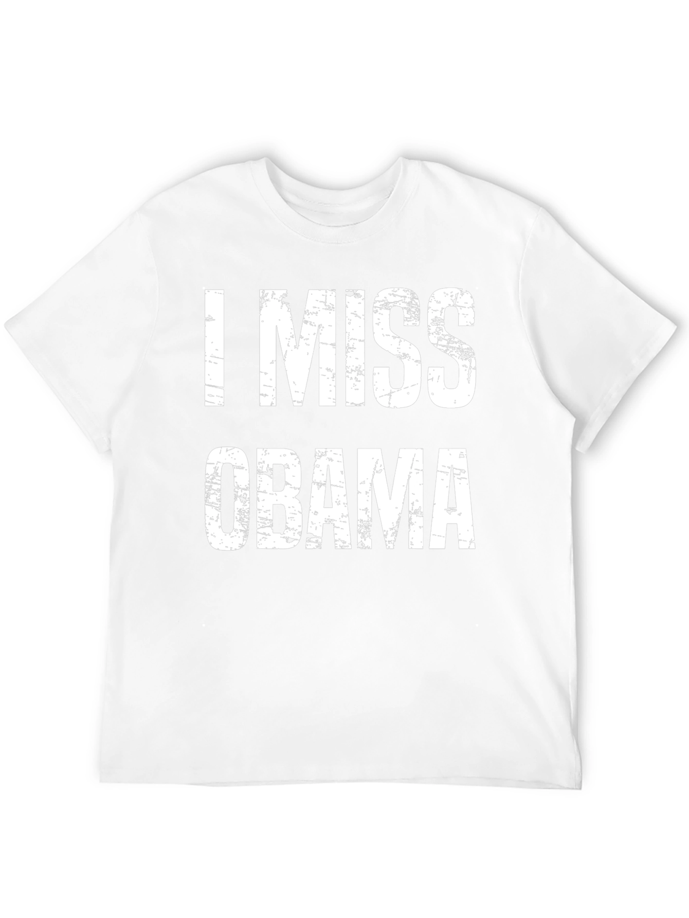 I Miss Obama Graphic T-Shirt - Black Cotton Tee