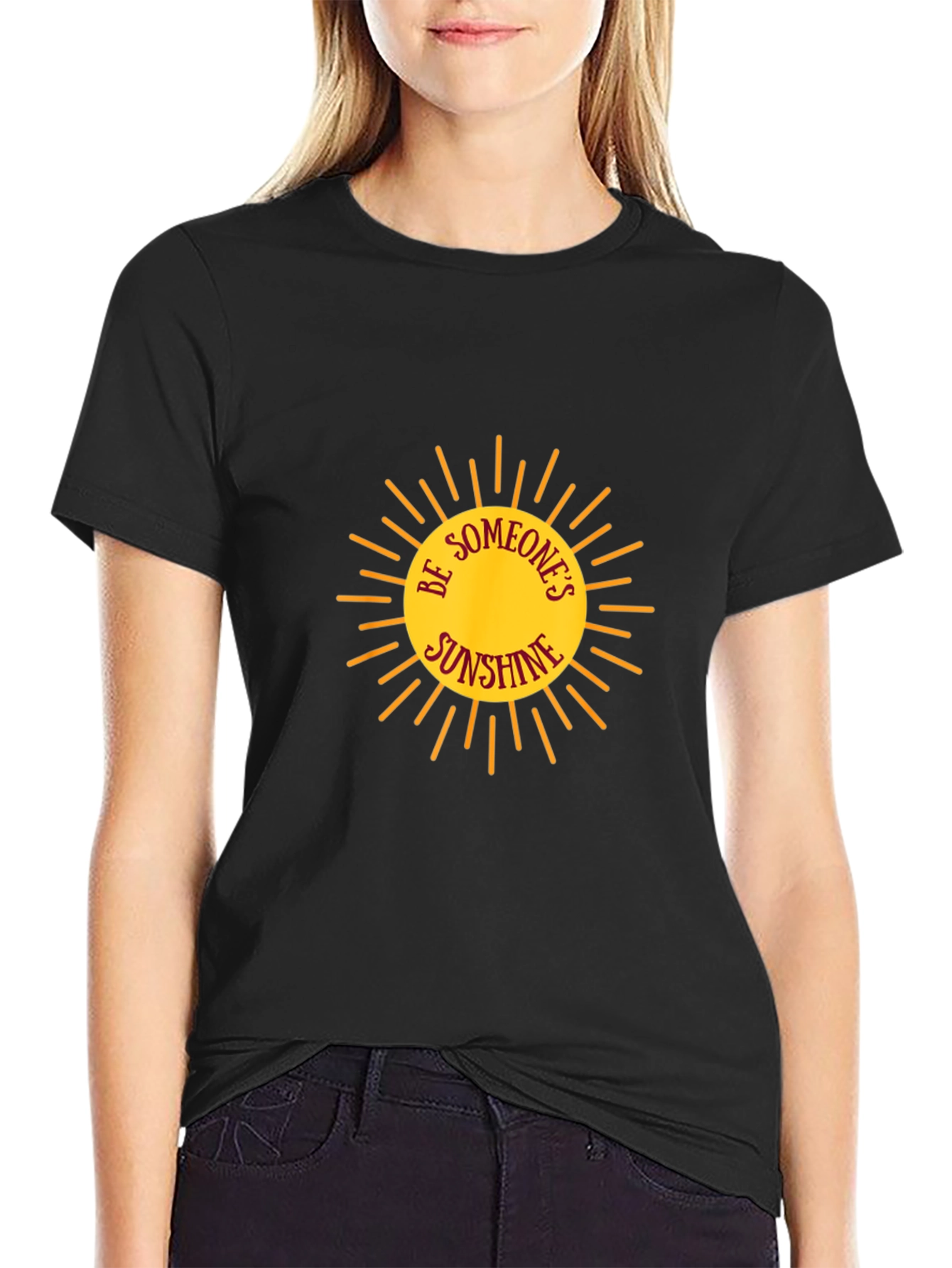 Be Someones Sunshine Graphic Tee - Black