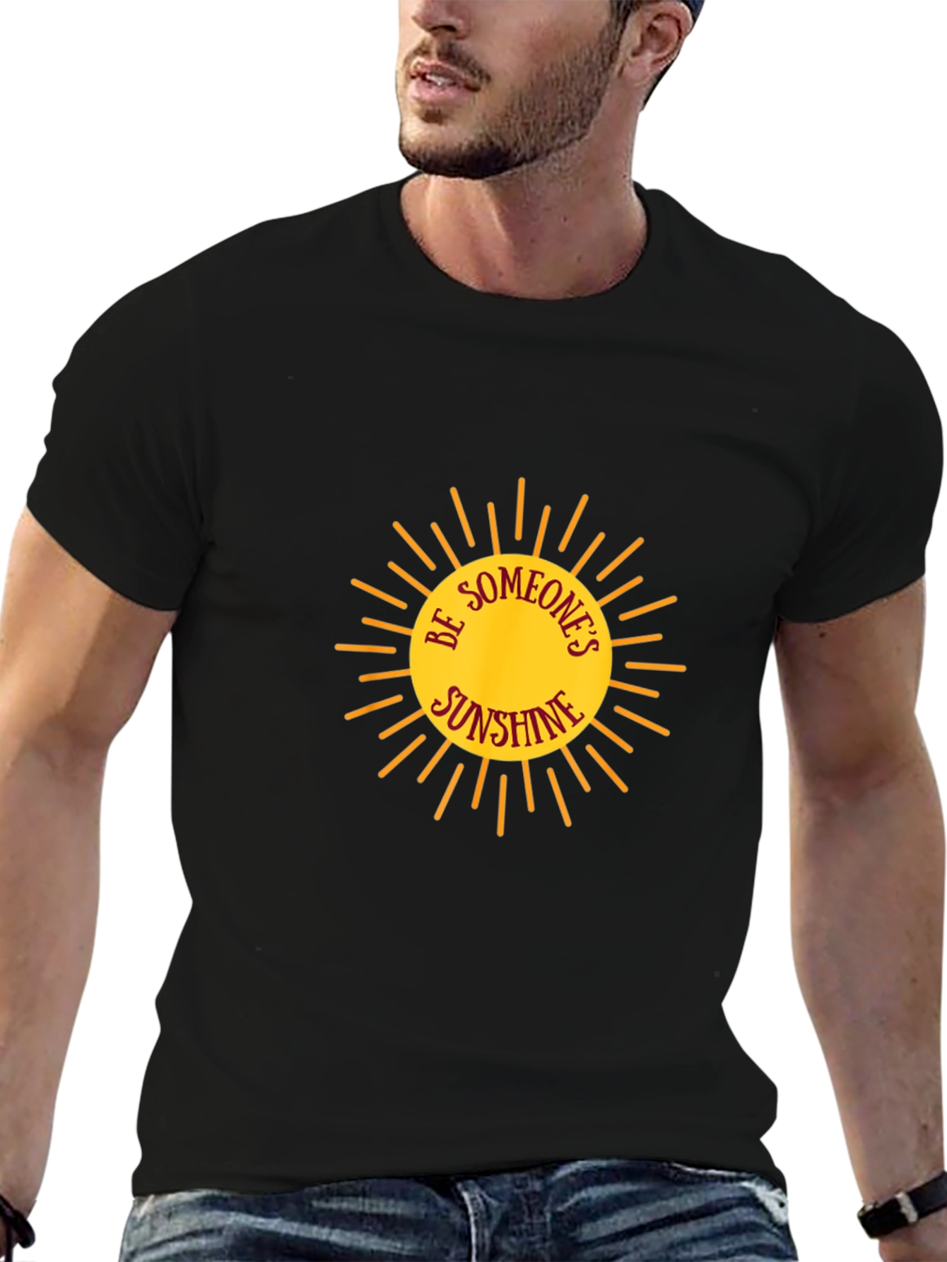 Be Someones Sunshine Graphic Tee - Black