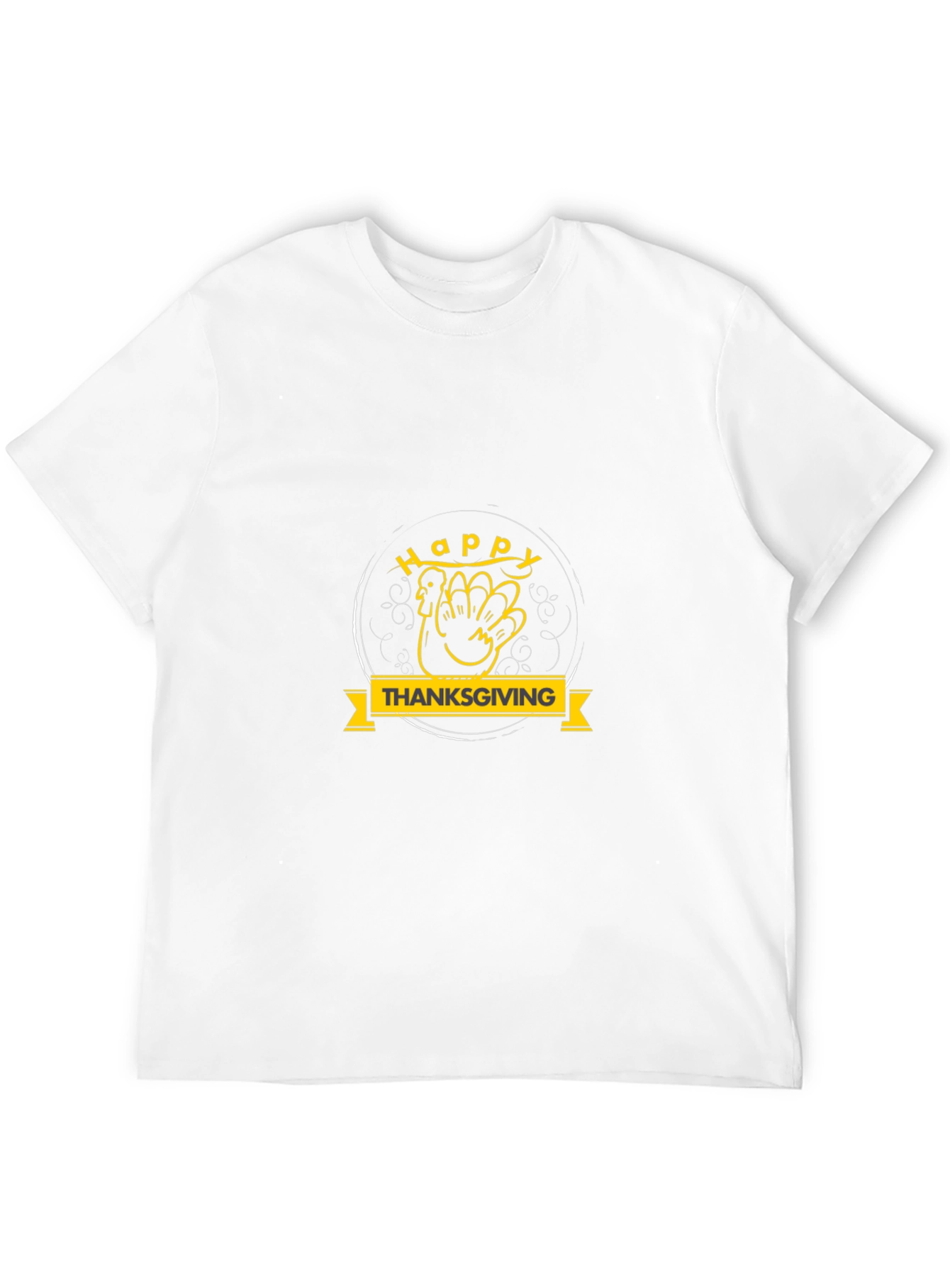 Happy Thanksgiving Turkey Hand T-Shirt