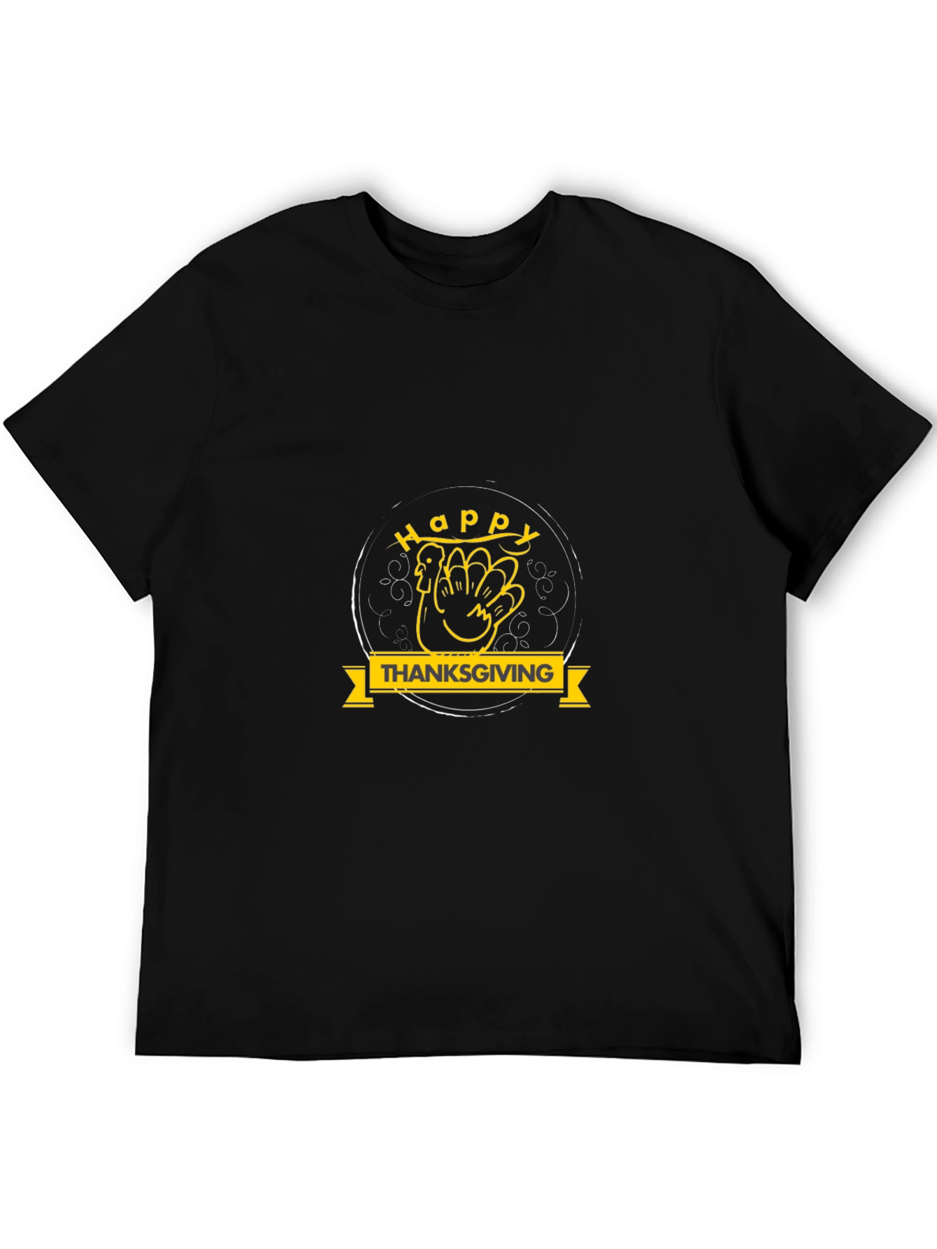 Happy Thanksgiving Turkey Hand T-Shirt