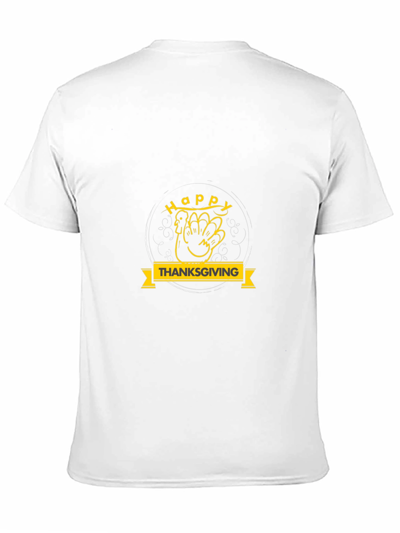Happy Thanksgiving Turkey Hand T-Shirt