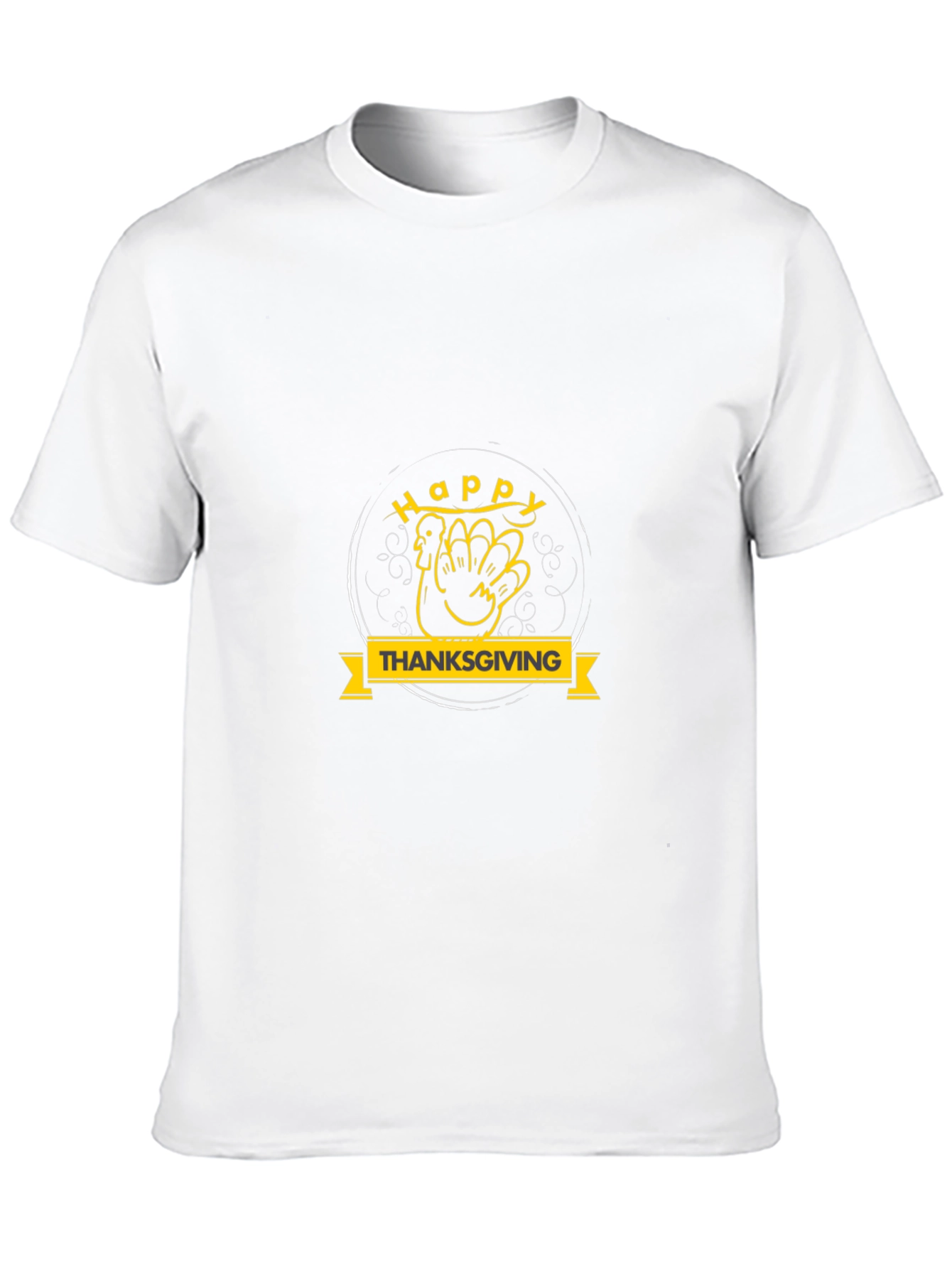 Happy Thanksgiving Turkey Hand T-Shirt