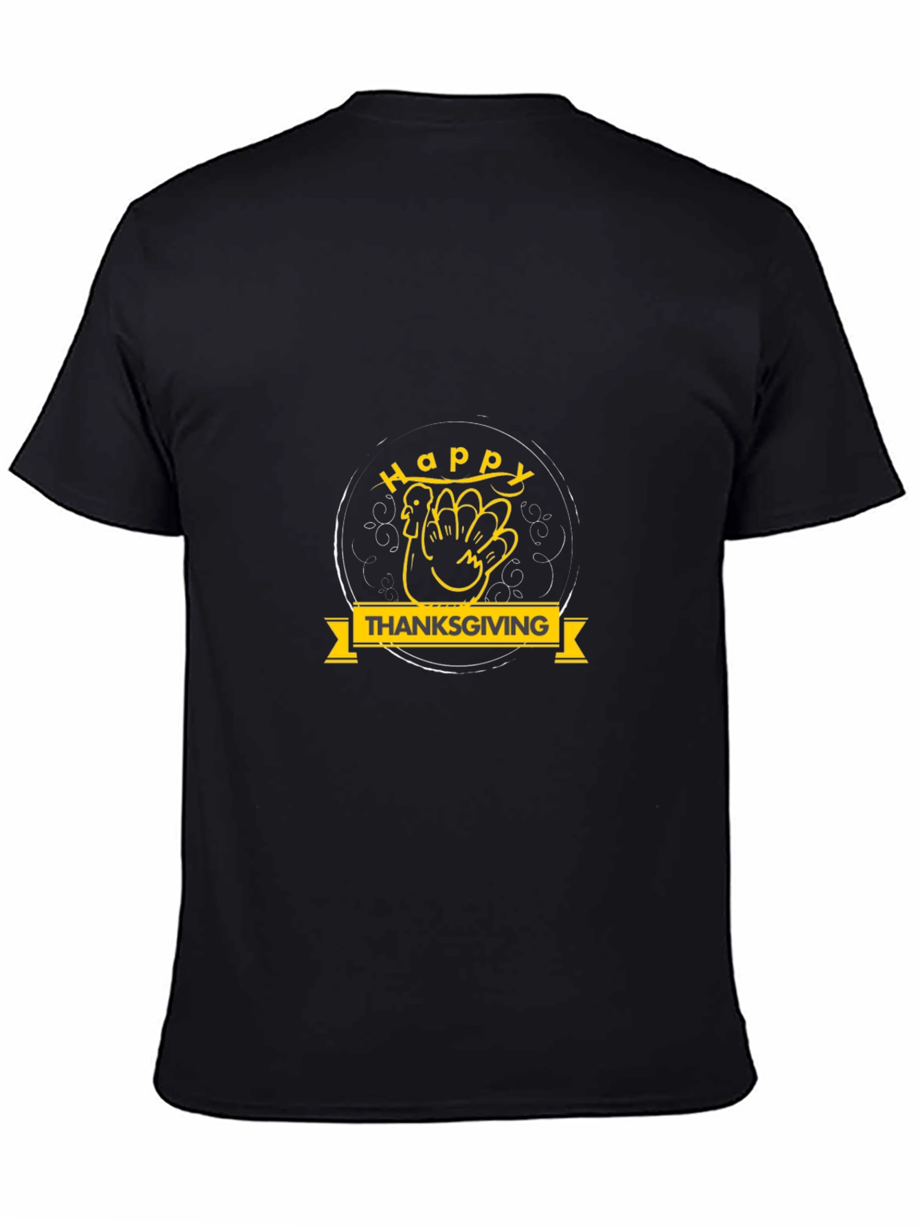 Happy Thanksgiving Turkey Hand T-Shirt