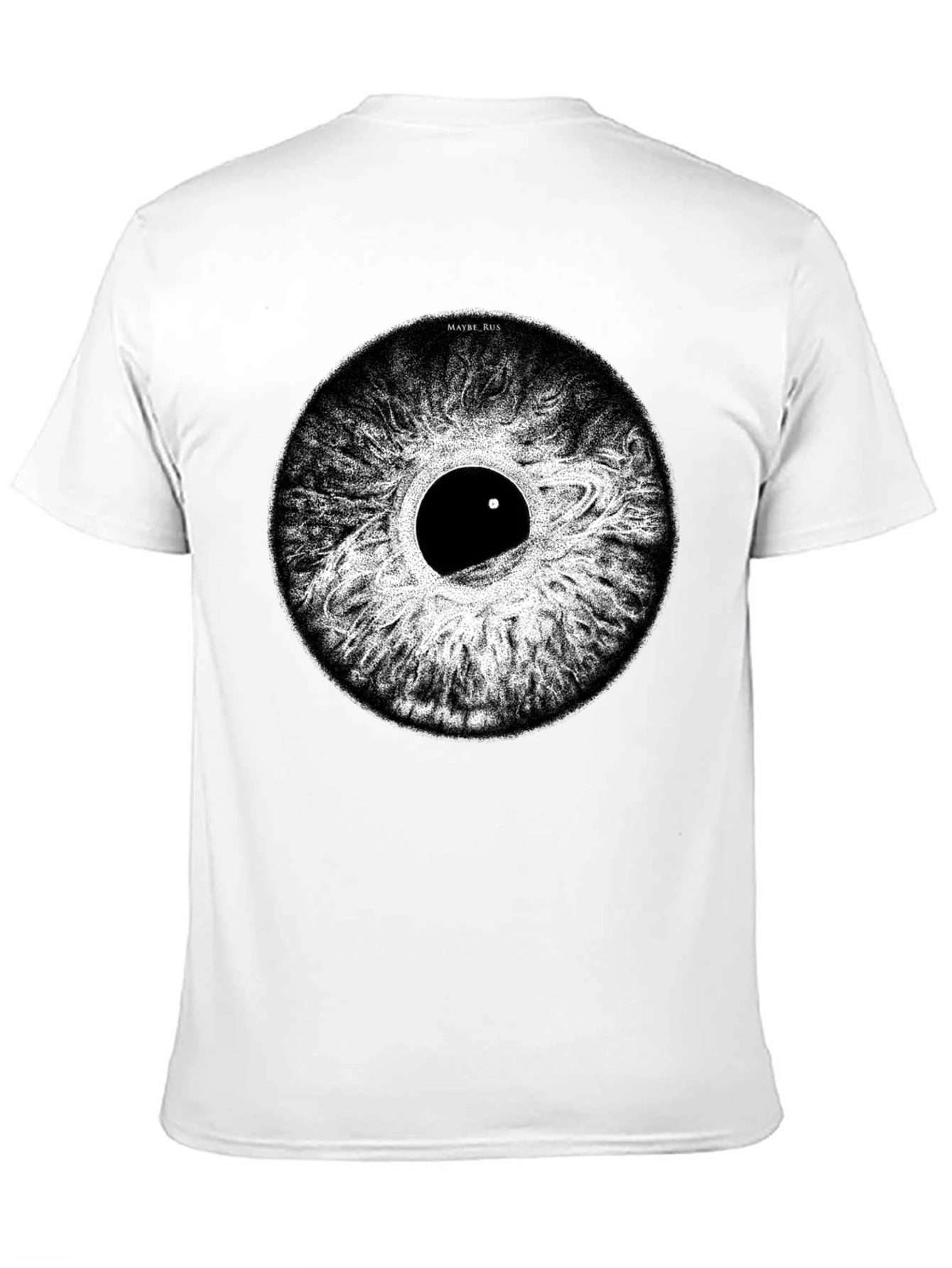 Eye Graphic T-Shirt - Unique Saturn Design