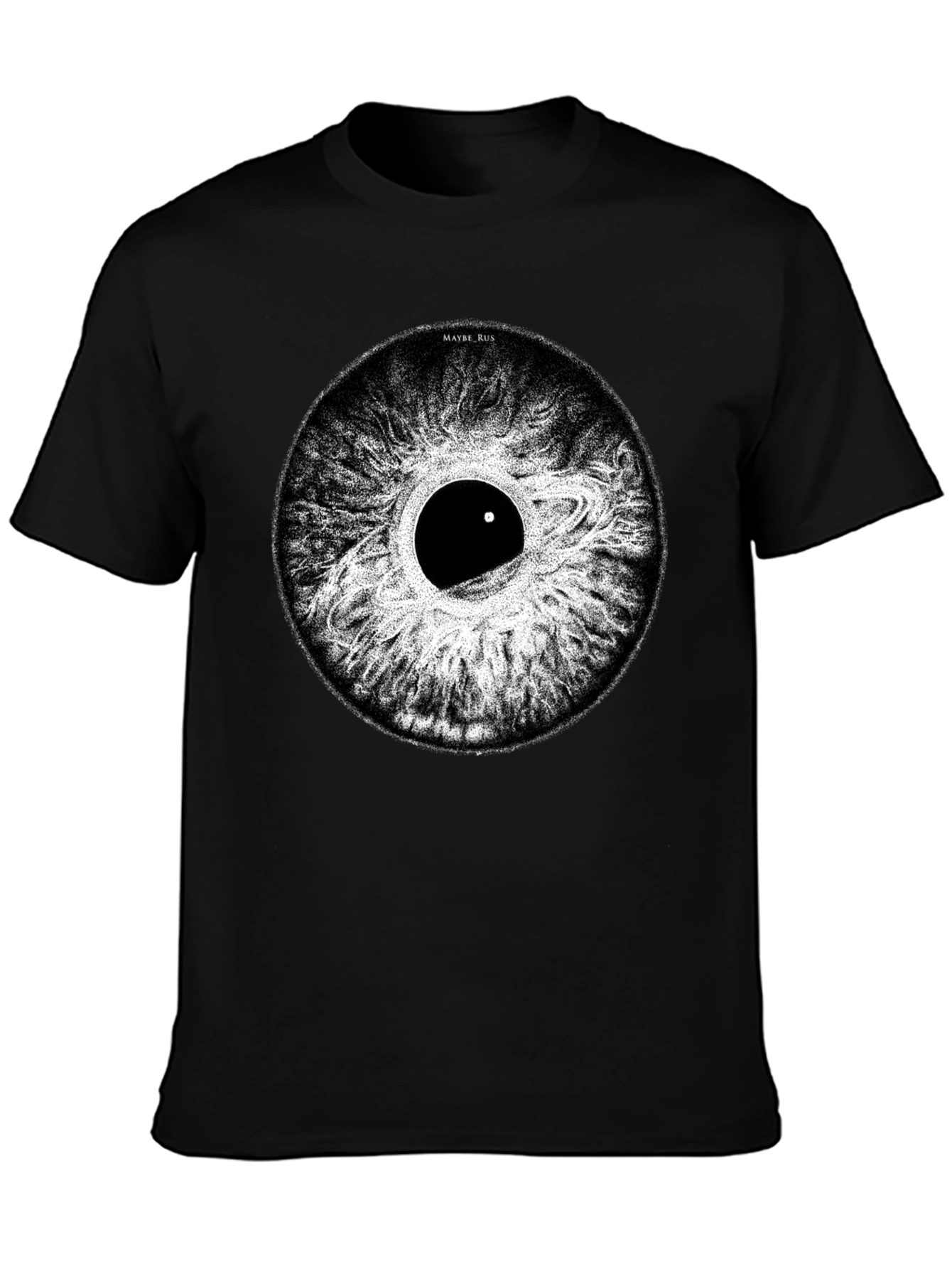 Eye Graphic T-Shirt - Unique Saturn Design