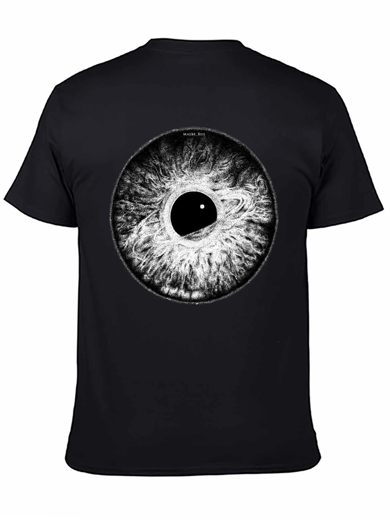 Eye Graphic T-Shirt - Unique Saturn Design