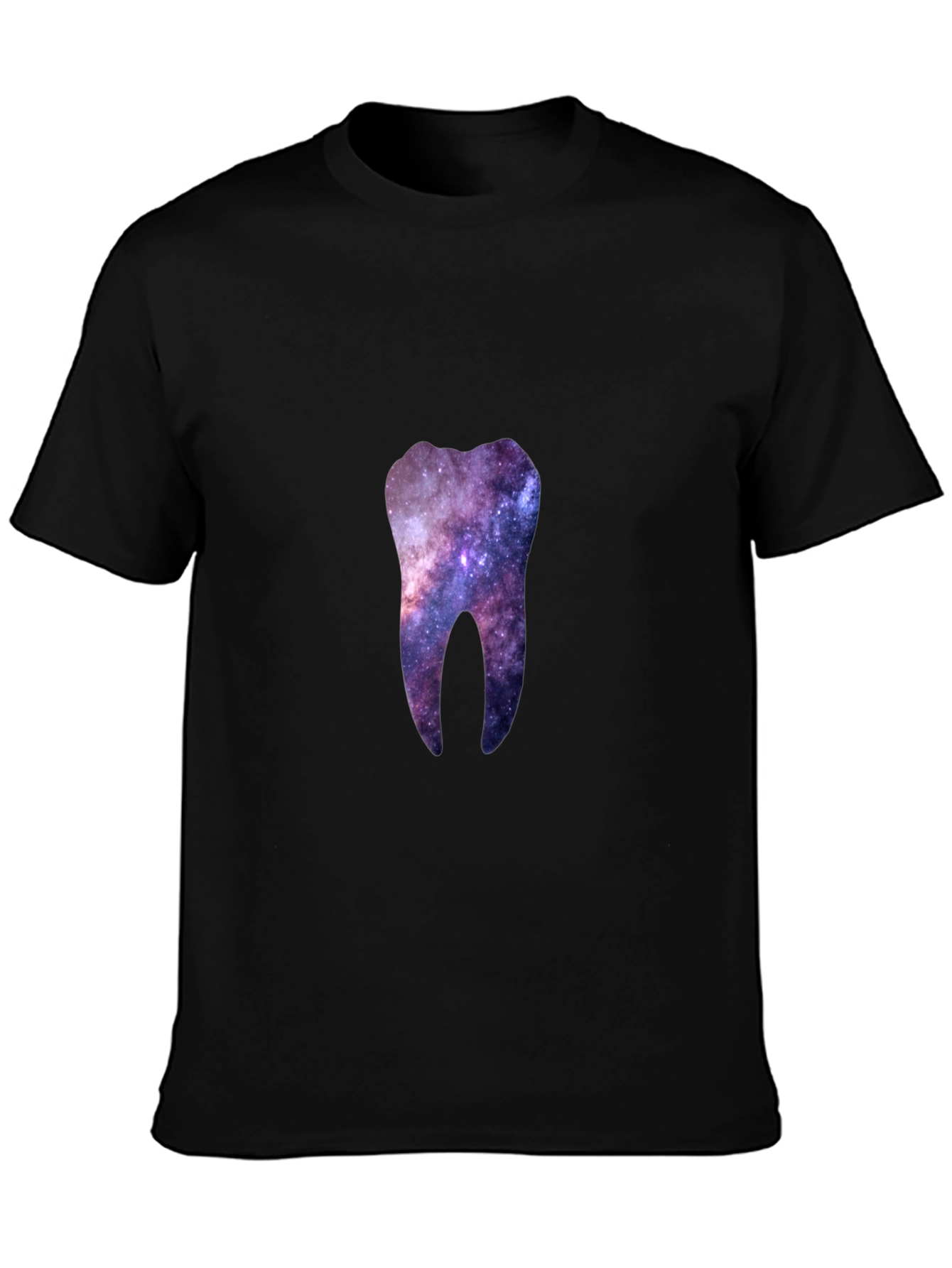 Galaxy Tooth Graphic Tee - Black