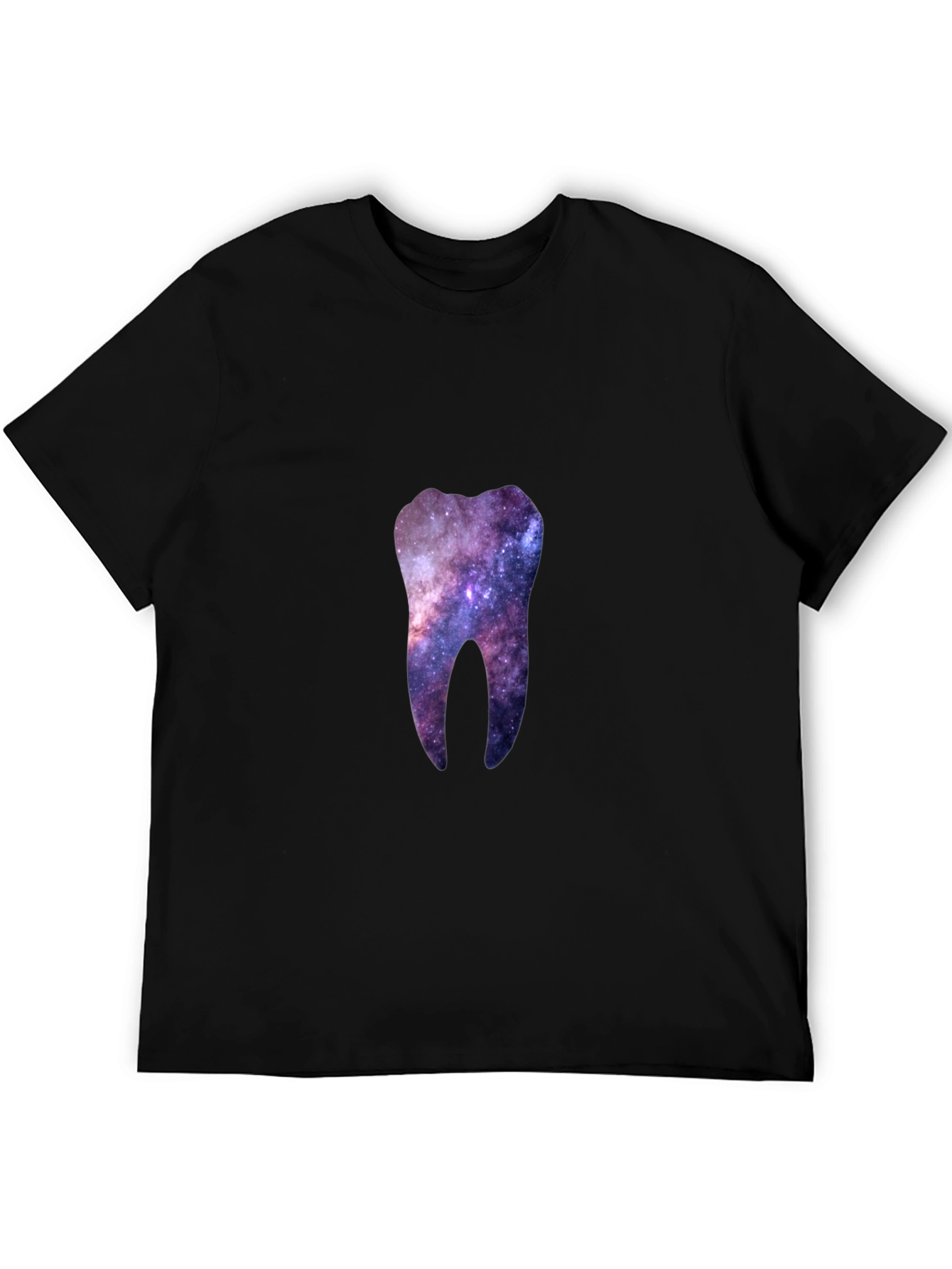 Galaxy Tooth Graphic Tee - Black