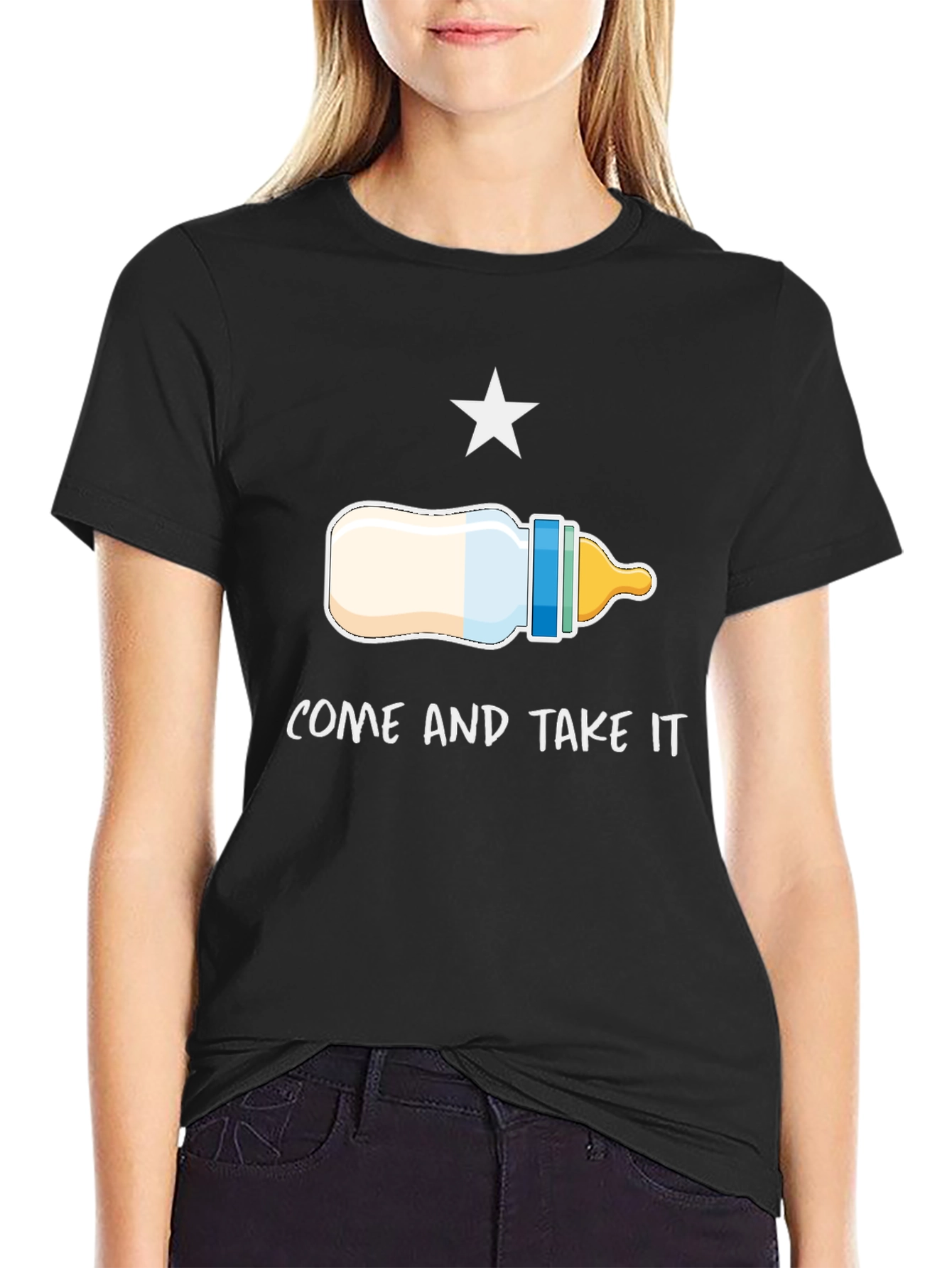 Come and Take It Baby Bottle T-Shirt