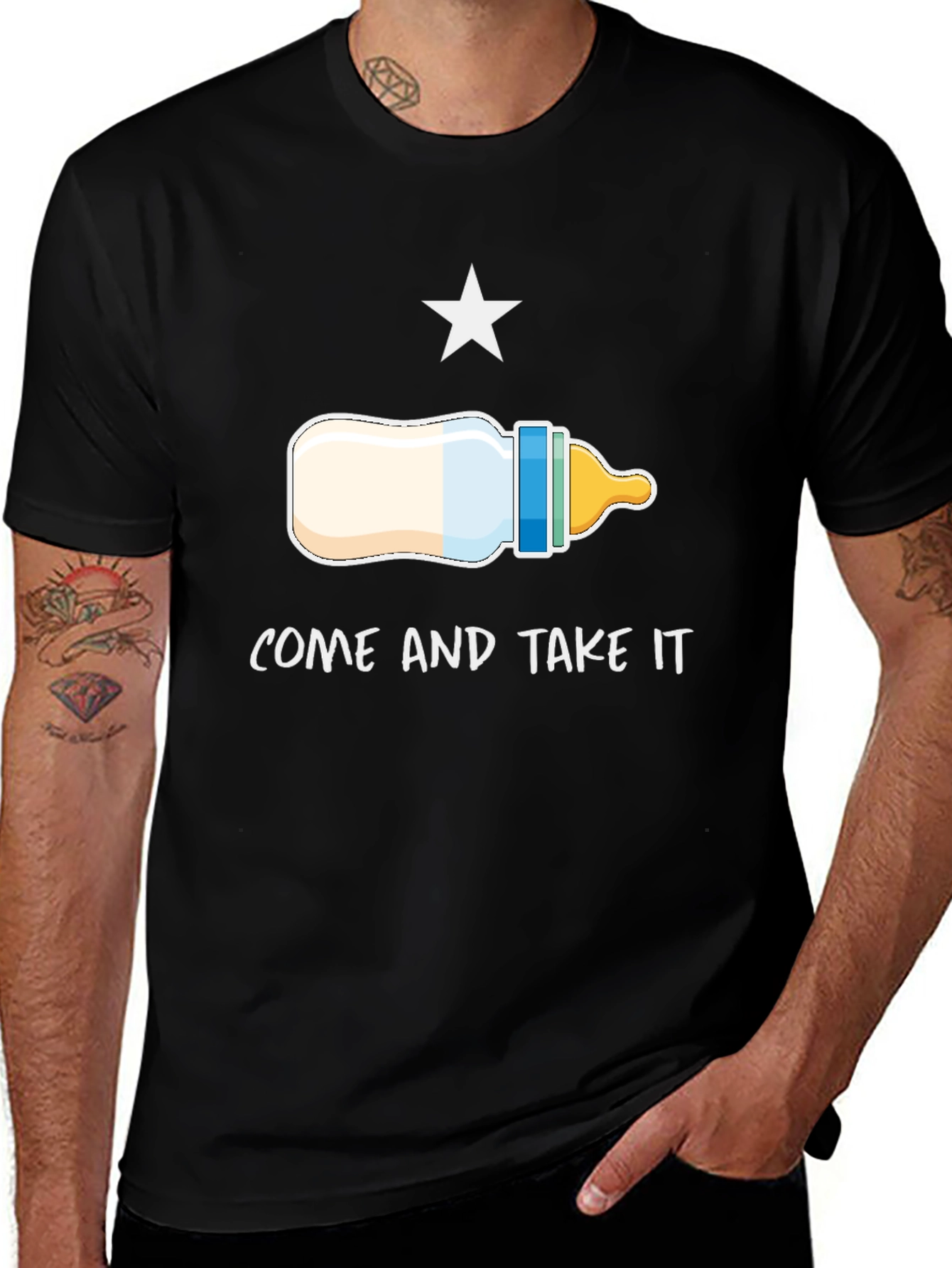 Come and Take It Baby Bottle T-Shirt