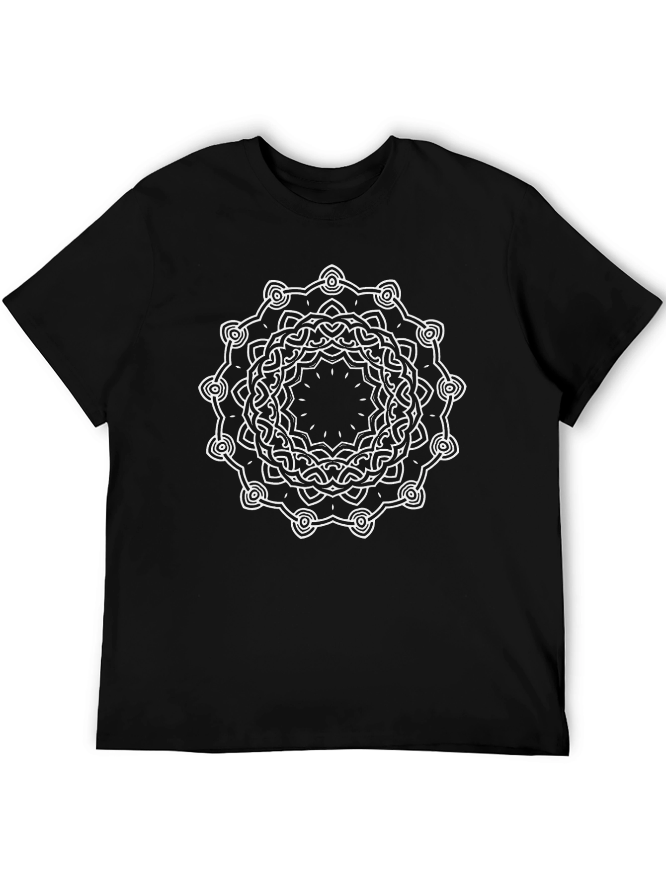 Mandala Graphic Black T-Shirt