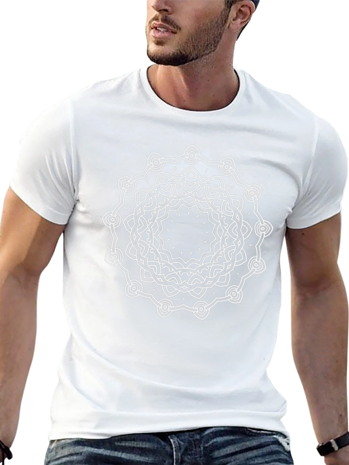 Mandala Graphic Black T-Shirt