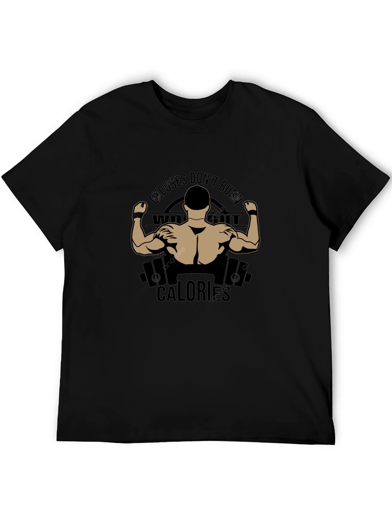 Workout Motivation Black T-Shirt