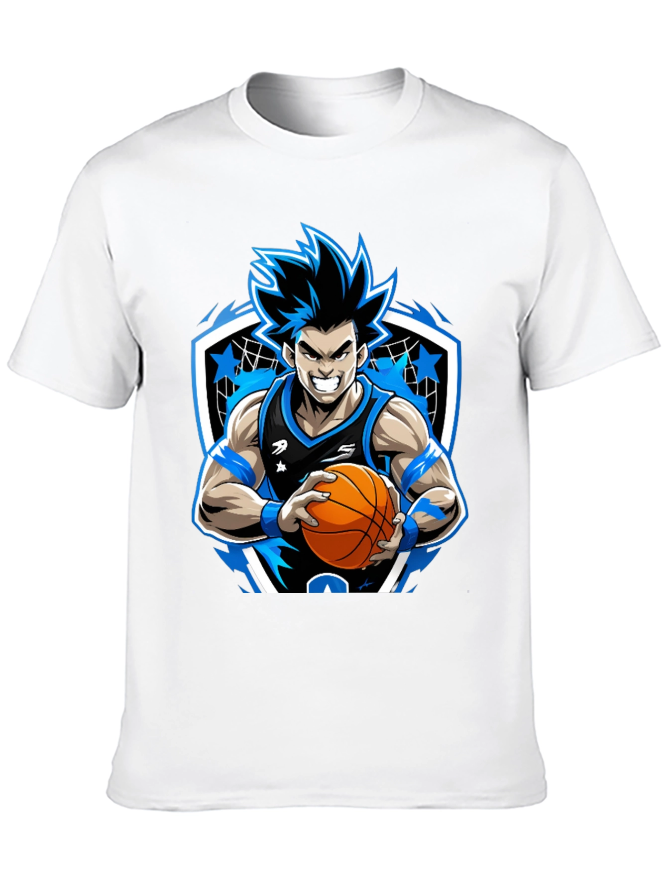 Anime Basketball Player Graphic Tee