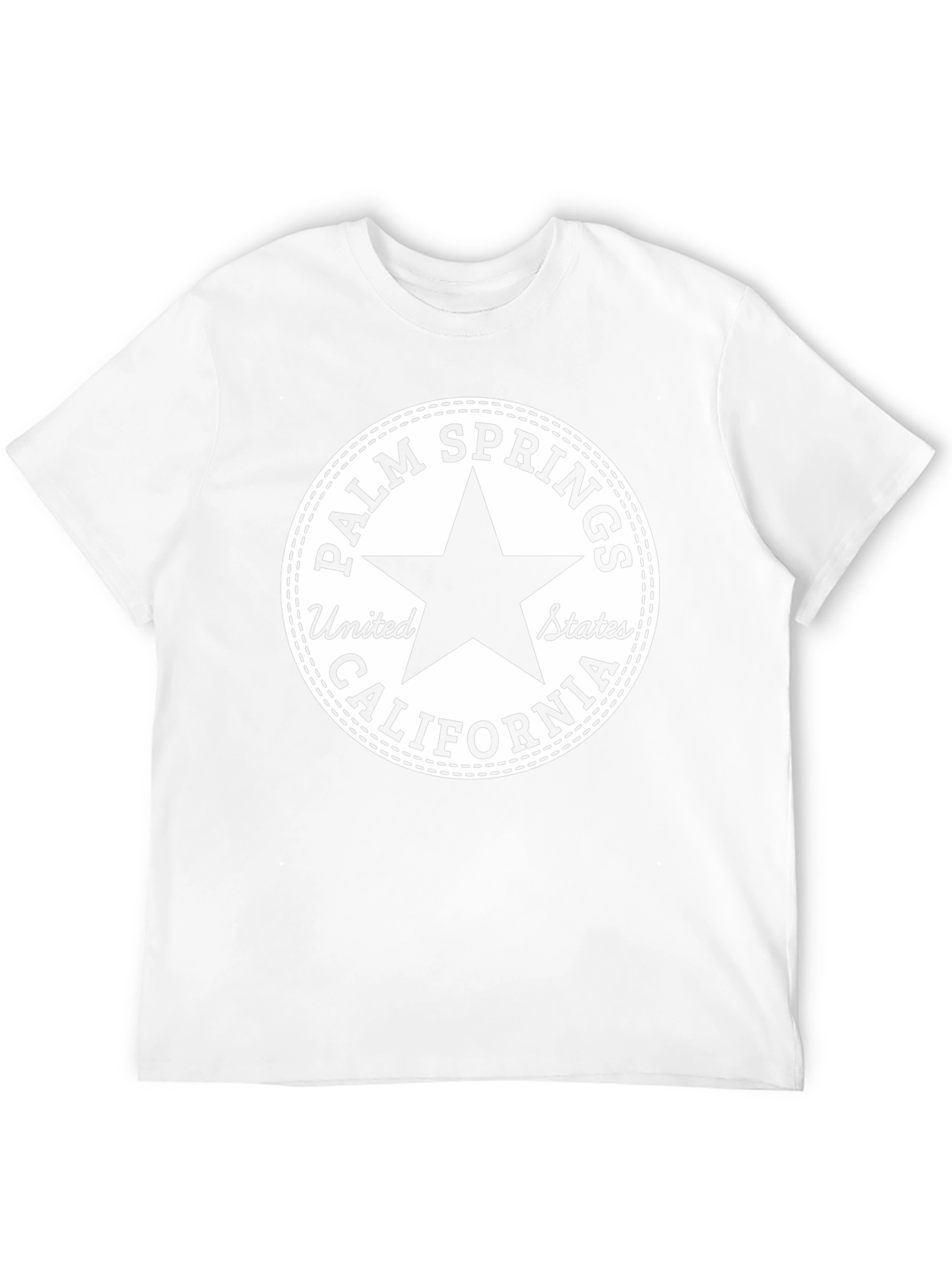Palm Springs California Black Graphic Tee