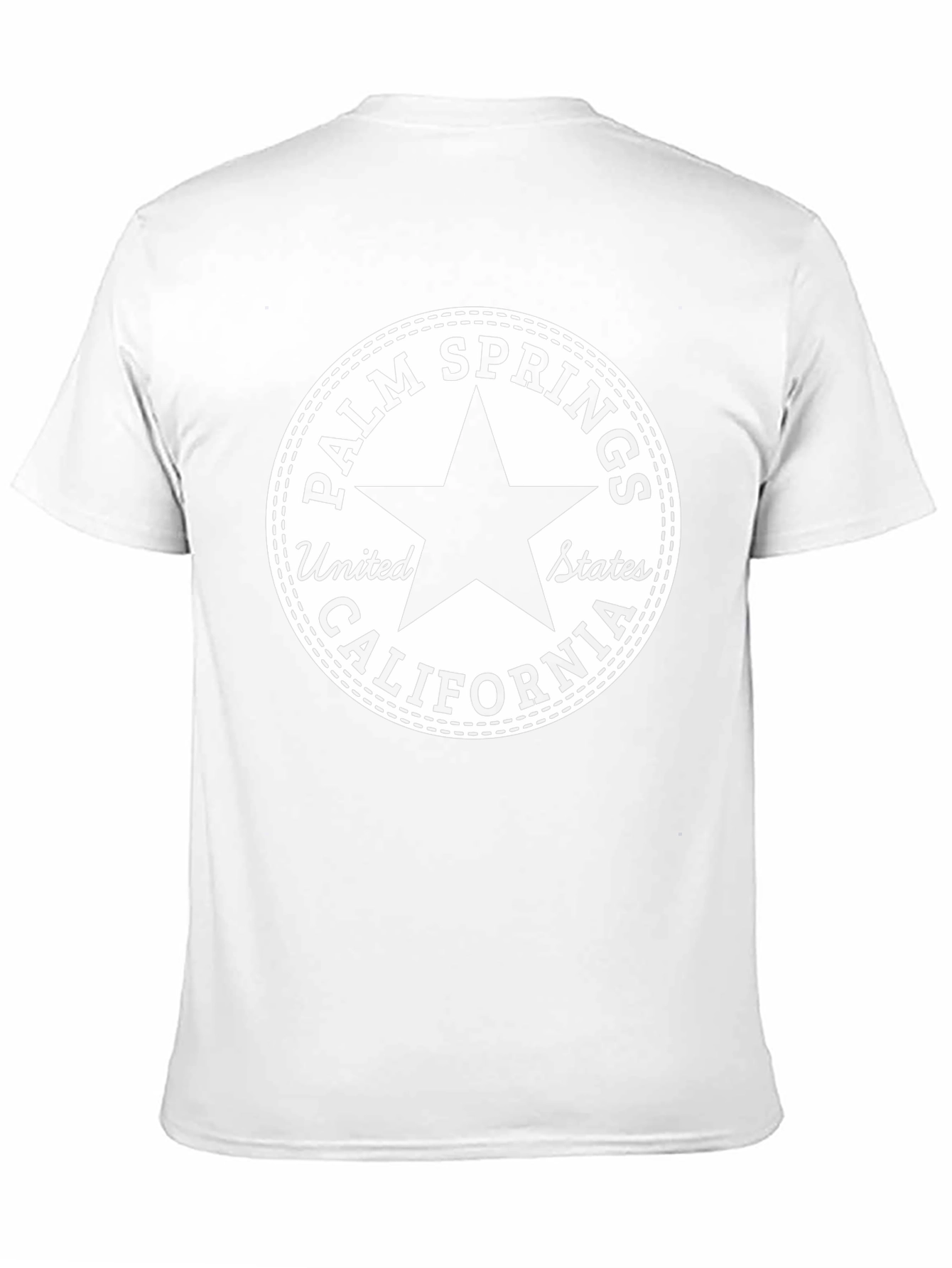 Palm Springs California Black Graphic Tee