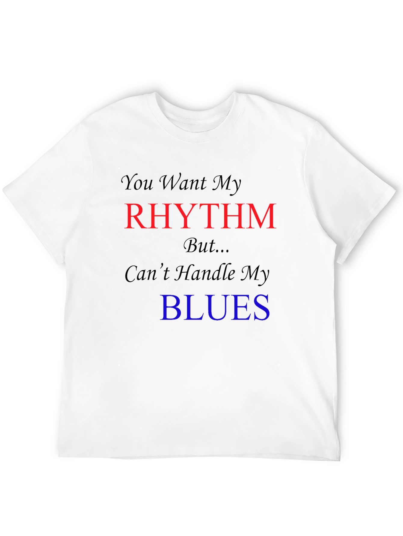 Rhythm & Blues Graphic T-Shirt - Trendy Novelty Tee