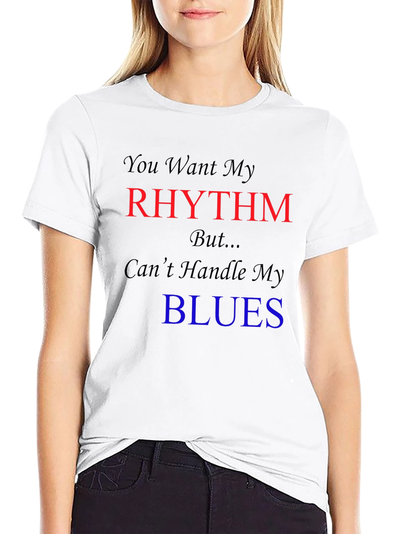 Rhythm & Blues Graphic T-Shirt - Trendy Novelty Tee
