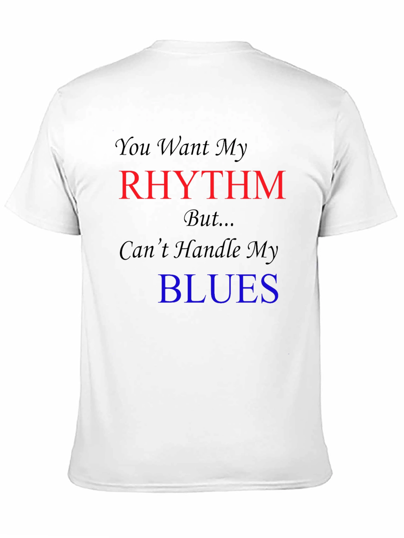 Rhythm & Blues Graphic T-Shirt - Trendy Novelty Tee