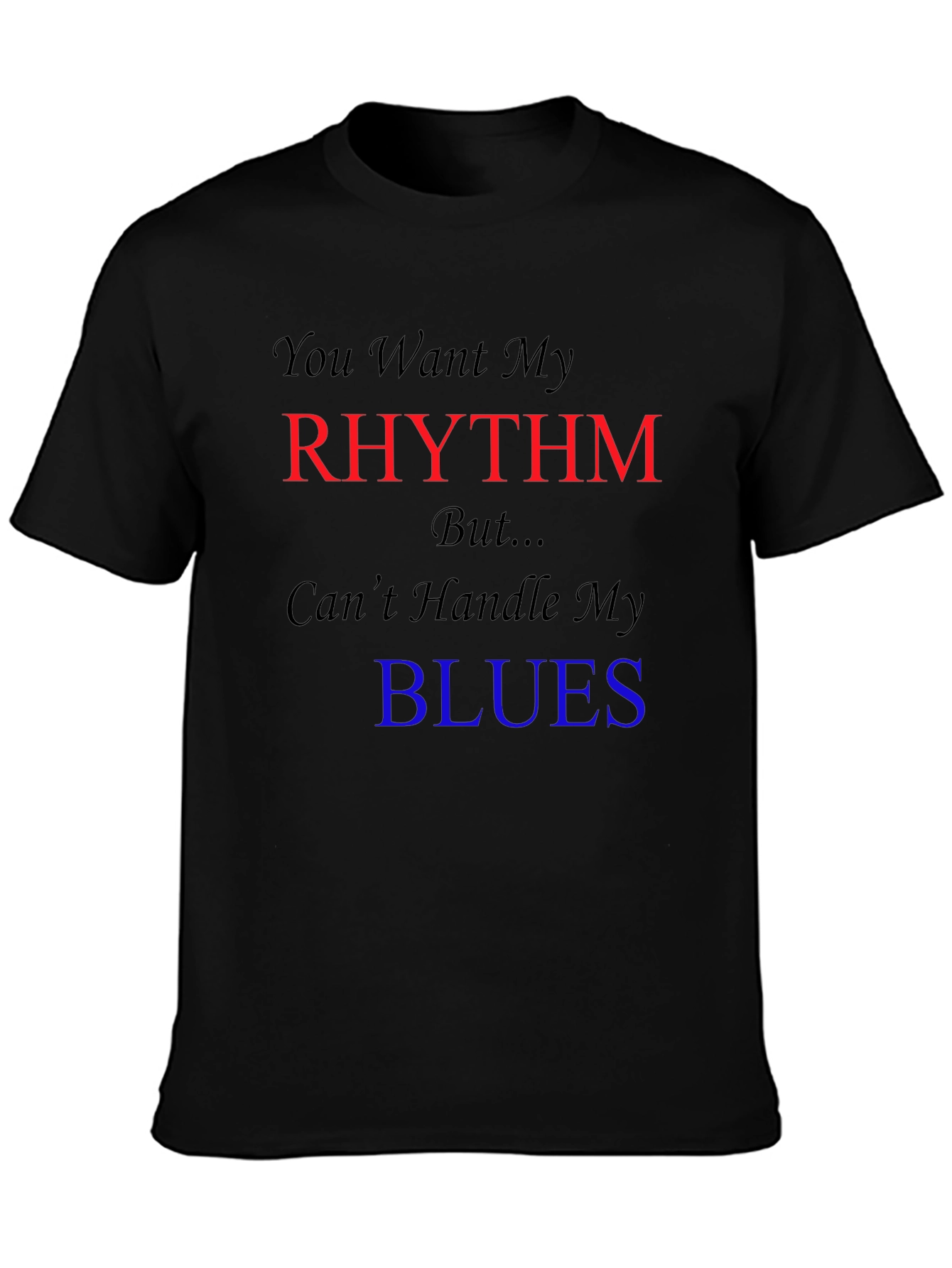 Rhythm & Blues Graphic T-Shirt - Trendy Novelty Tee