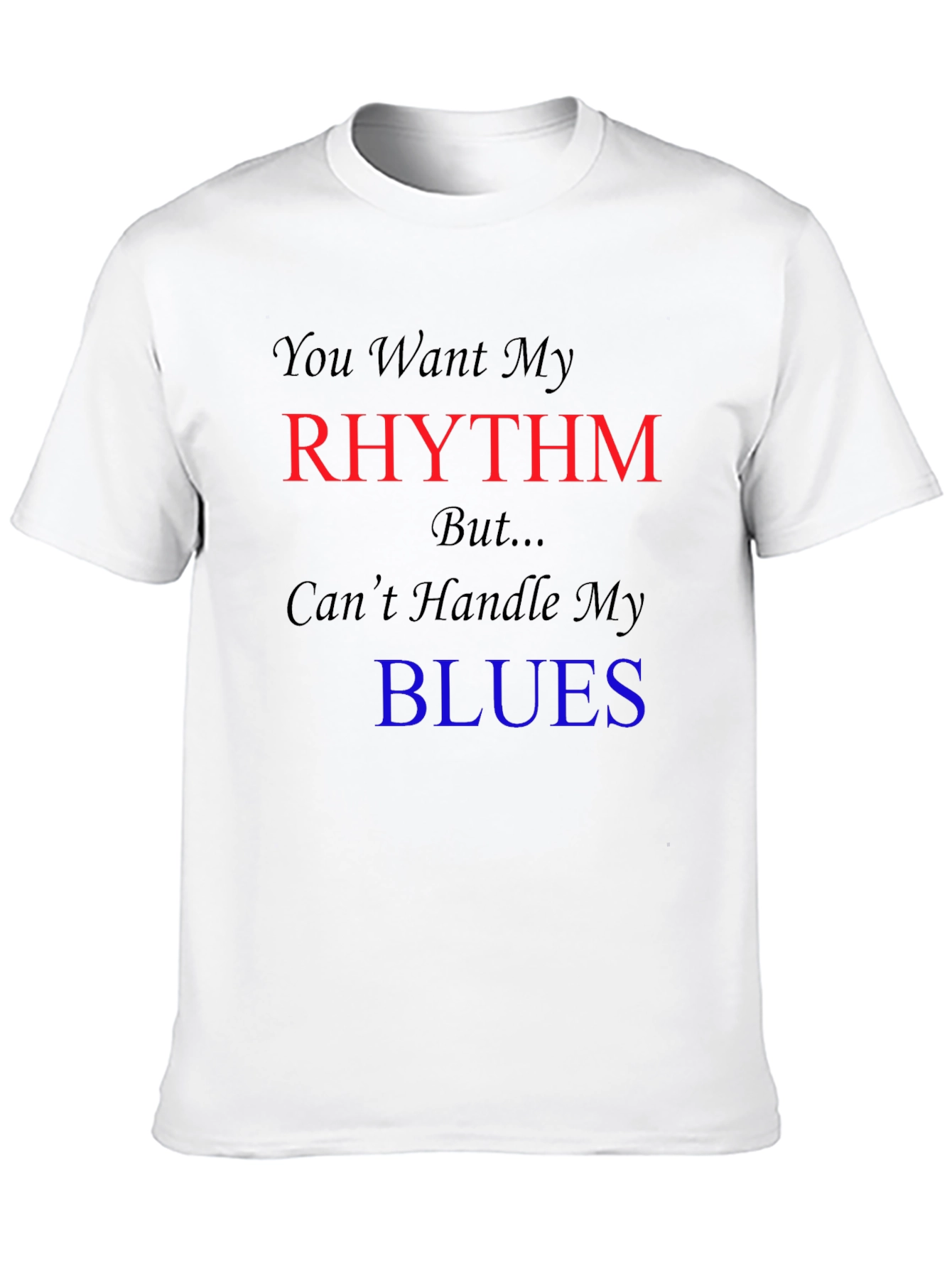 Rhythm & Blues Graphic T-Shirt - Trendy Novelty Tee