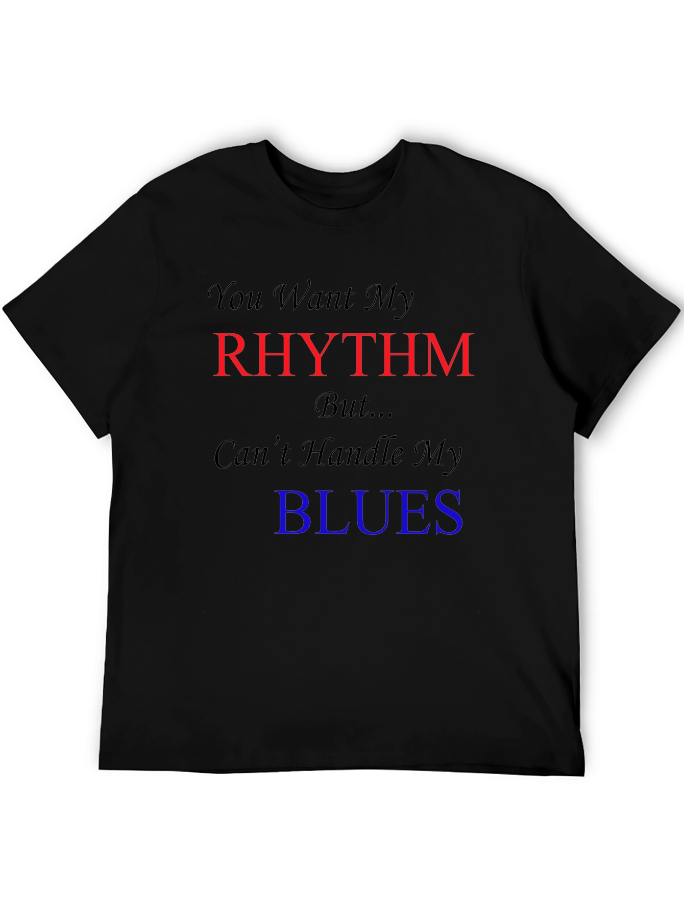 Rhythm & Blues Graphic T-Shirt - Trendy Novelty Tee