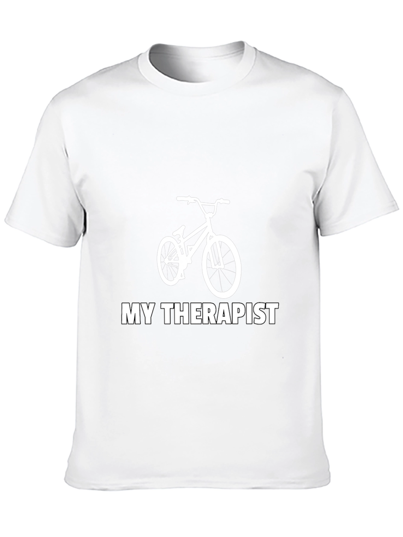 My Therapist is a Bike T-Shirt - Black