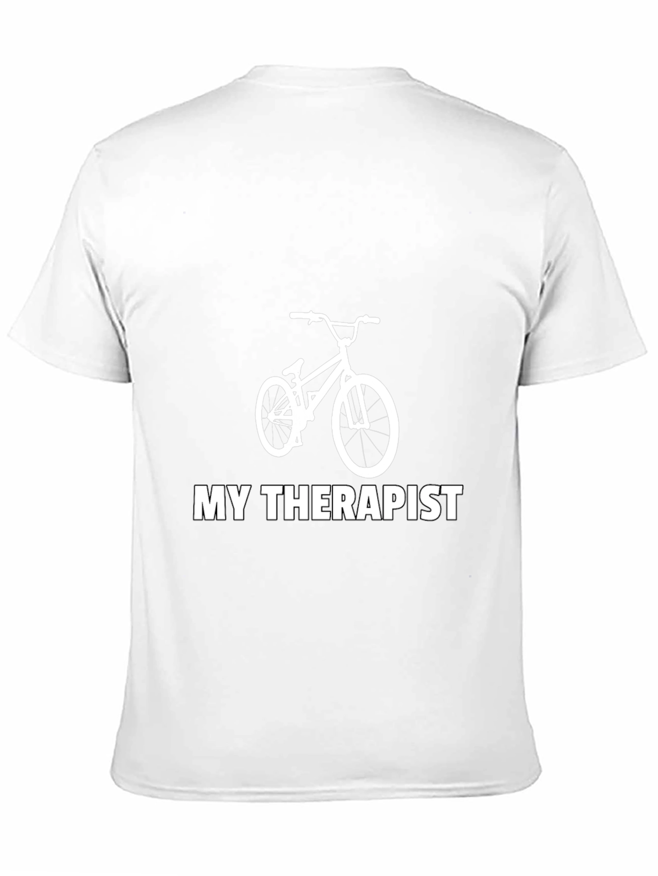 My Therapist is a Bike T-Shirt - Black