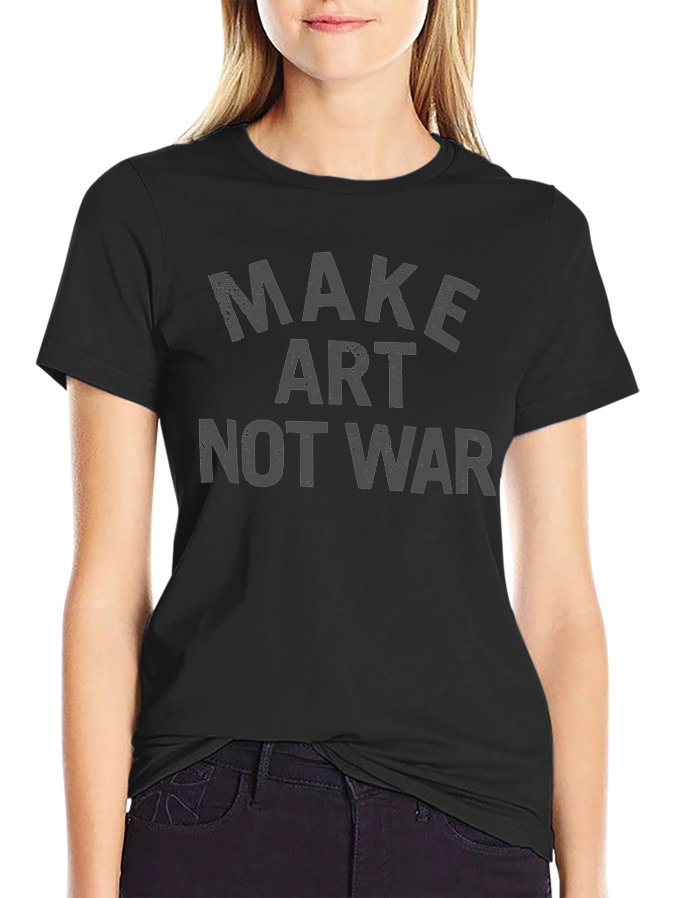 Make Art Not War Graphic T-Shirt