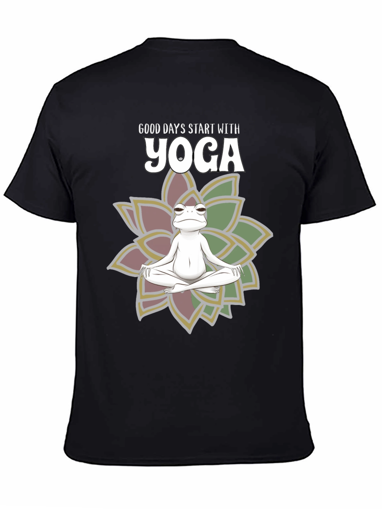 Yoga Frog T-Shirt - Good Days Start With Yoga