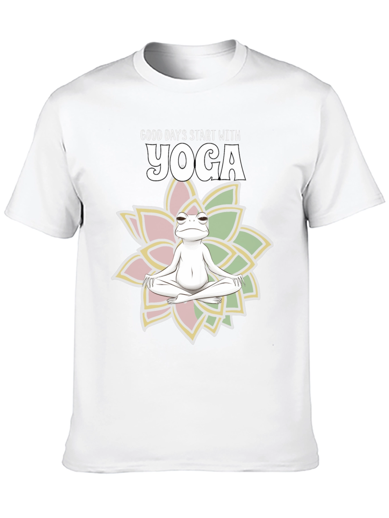 Yoga Frog T-Shirt - Good Days Start With Yoga