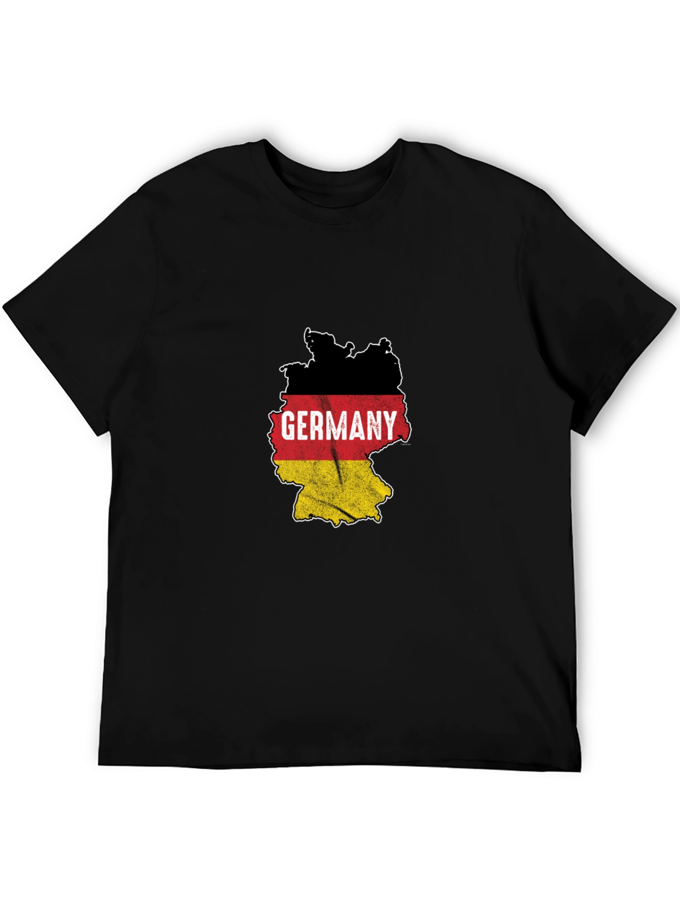 Germany Flag Map Graphic T-Shirt