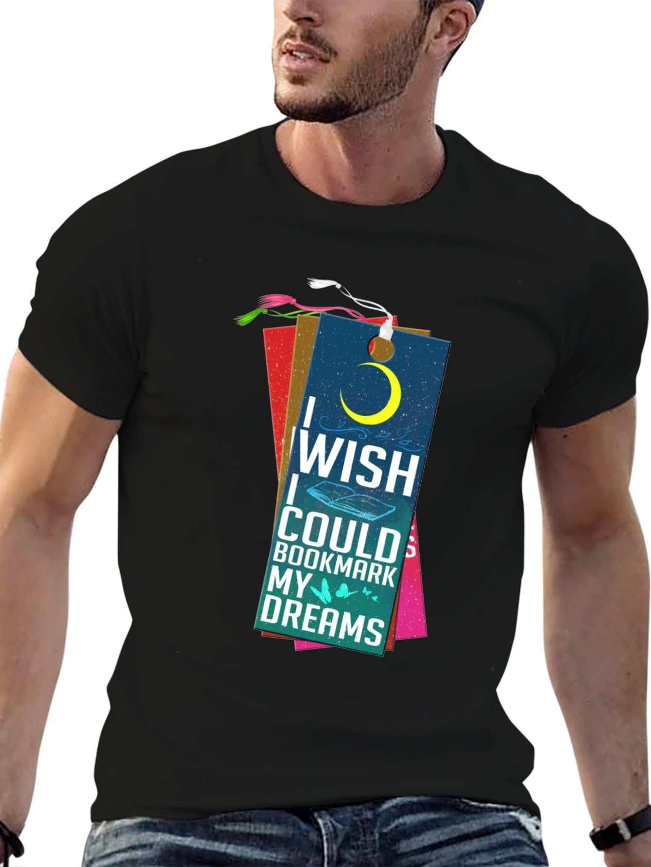 I Wish I Could Bookmark My Dreams Graphic T-Shirt
