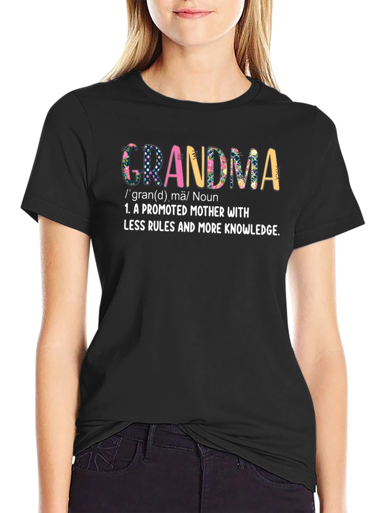 Grandma Definition T-Shirt: Promoted Mother Gift