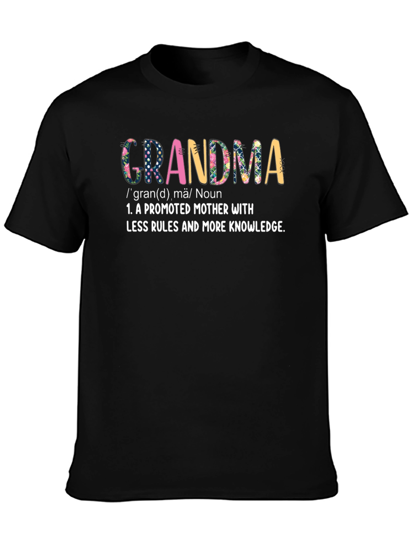 Grandma Definition T-Shirt: Promoted Mother Gift