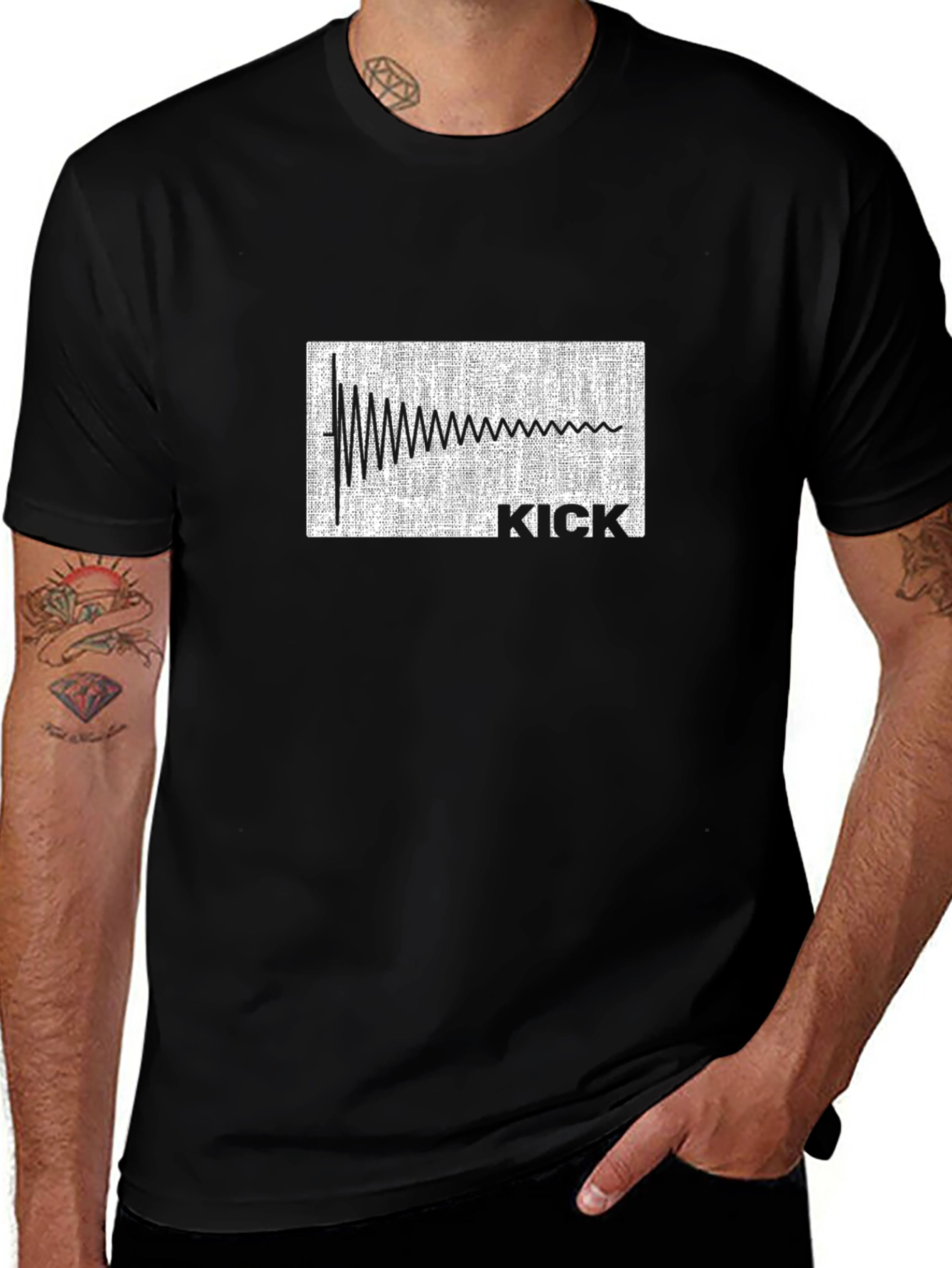 Kick Waveform Graphic T-Shirt