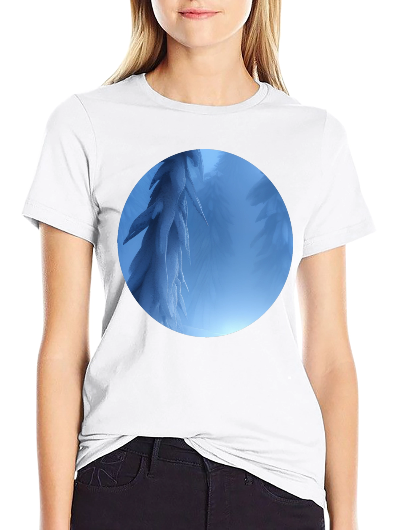 Surreal Blue Forest T-Shirt