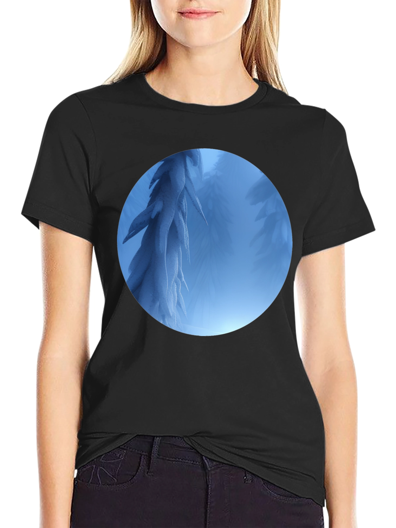 Surreal Blue Forest T-Shirt