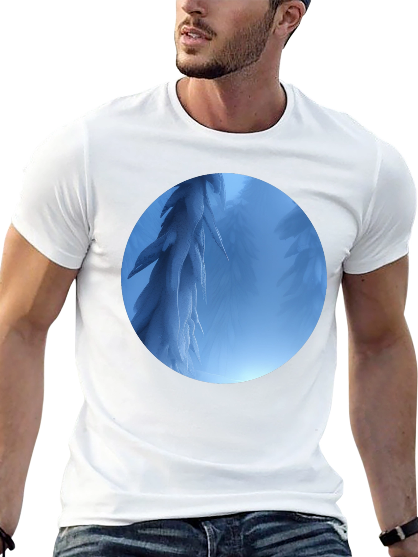 Surreal Blue Forest T-Shirt