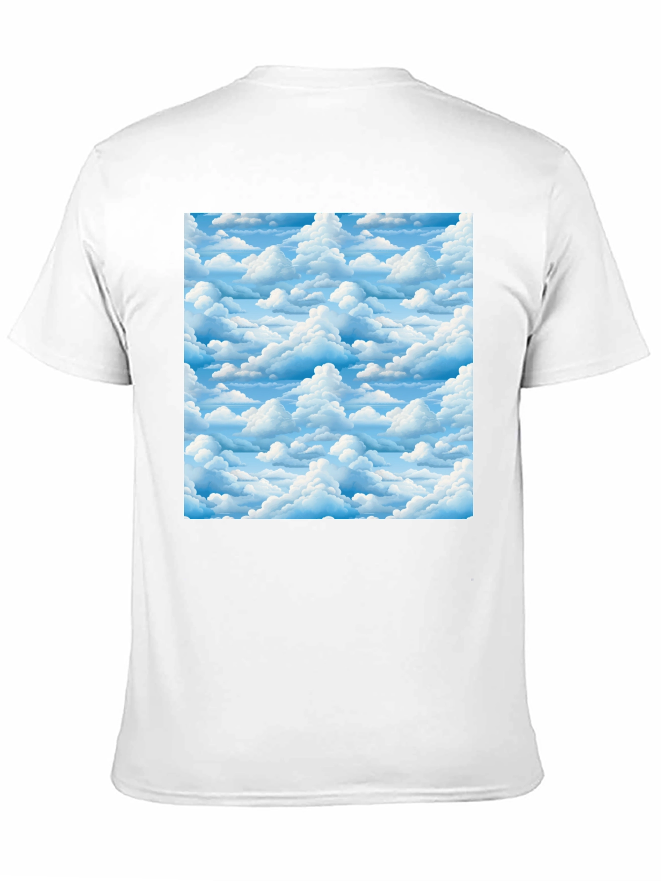 Cloudscape Print Black T-Shirt