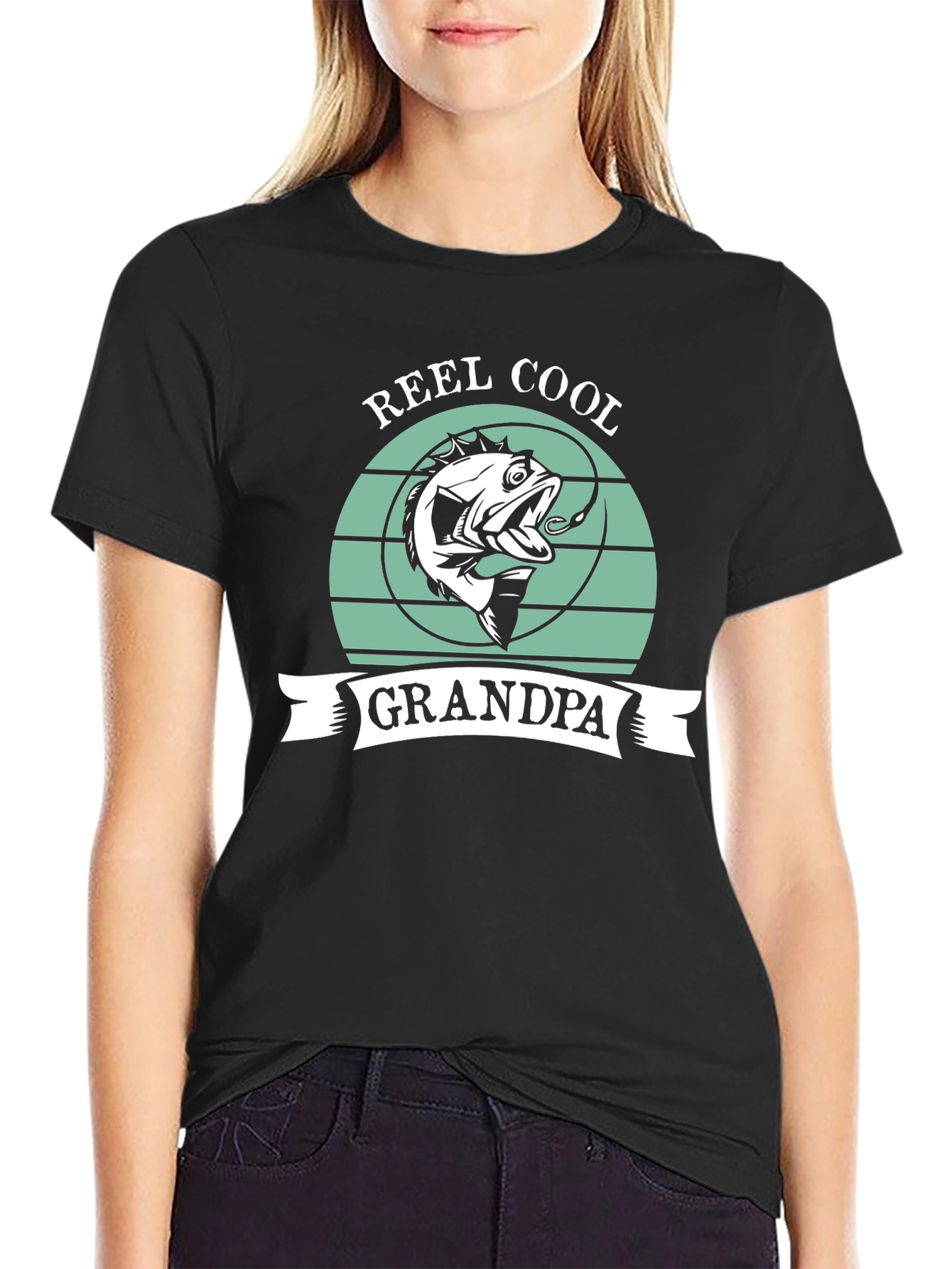 Reel Cool Grandpa Fishing T-Shirt