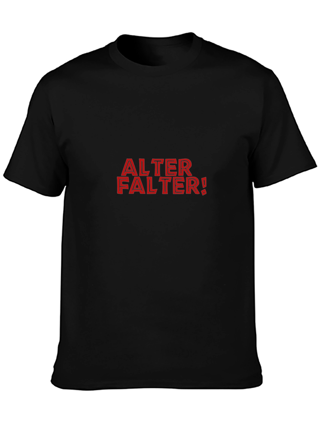 Alter Falter! Graphic Tee - Black Cotton T-Shirt