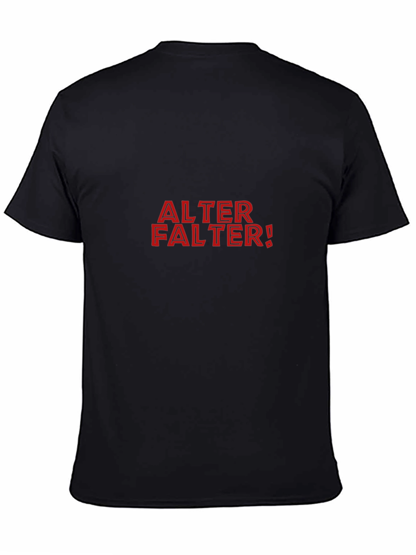 Alter Falter! Graphic Tee - Black Cotton T-Shirt