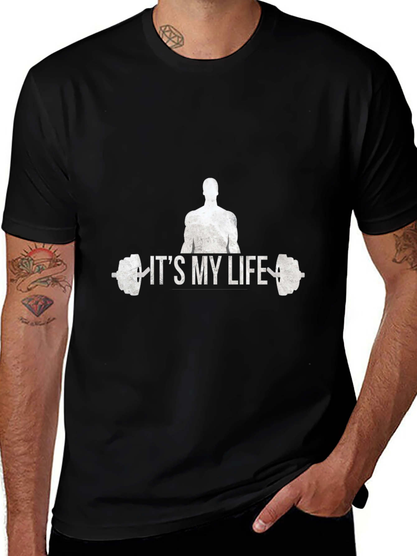 Its My Life Weightlifting T-Shirt - Gym Motivation