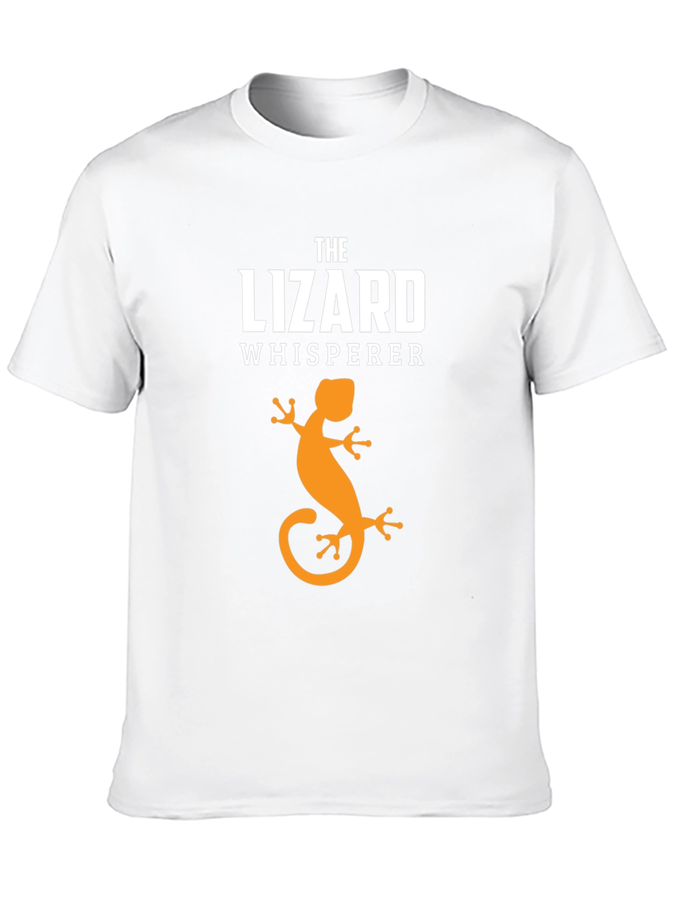 The Lizard Whisperer Black Graphic T-Shirt