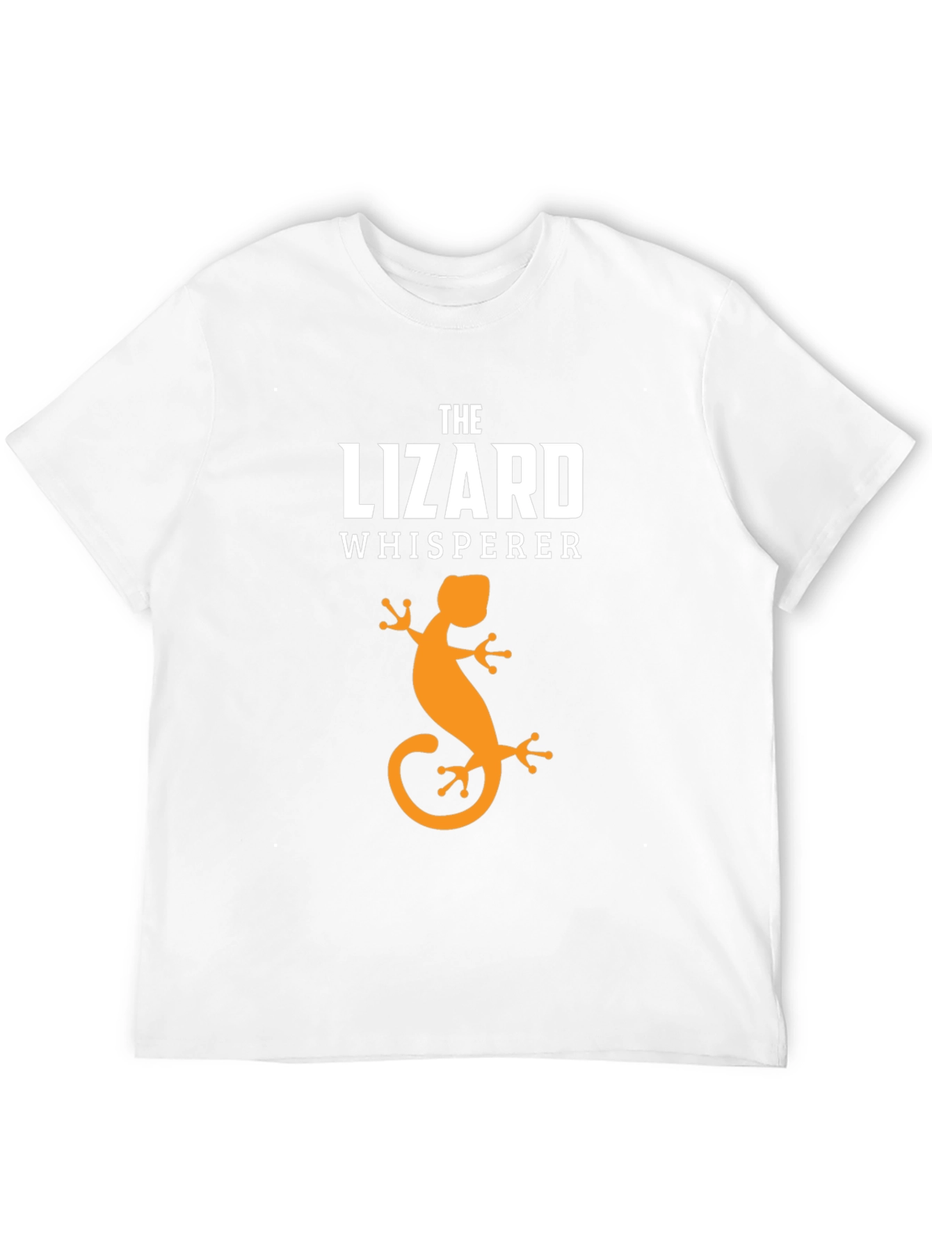 The Lizard Whisperer Black Graphic T-Shirt