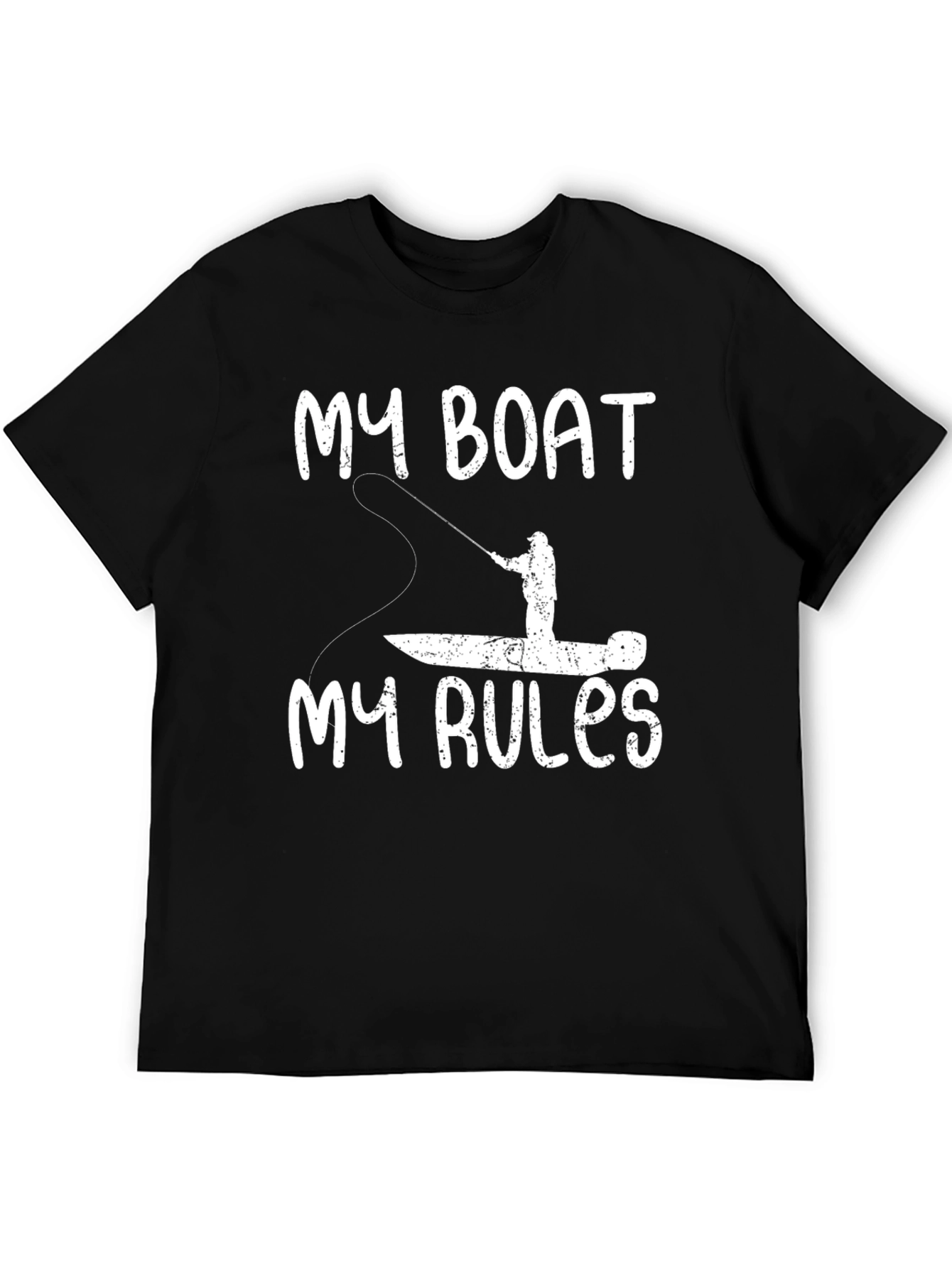 My Boat My Rules T-Shirt Fishing Angler